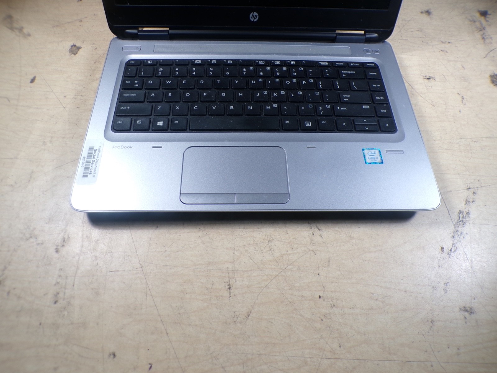 HP PROBOOK 640 G3 INTEL CORE I7 7TH GEN 8GB RAM **L0CKED **NO HD/ NO CADDIE