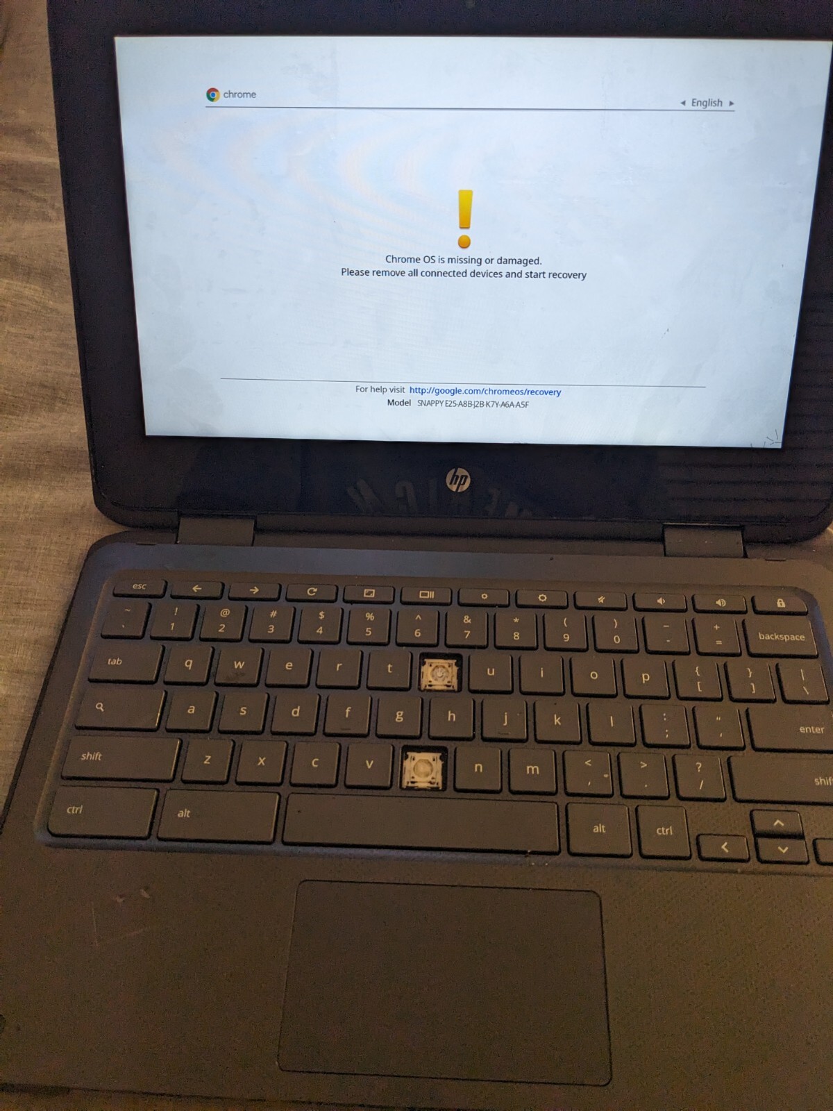 HP Smart Buy Chromebooks 2HW32UT#ABA X360 11 G1 EE Gray