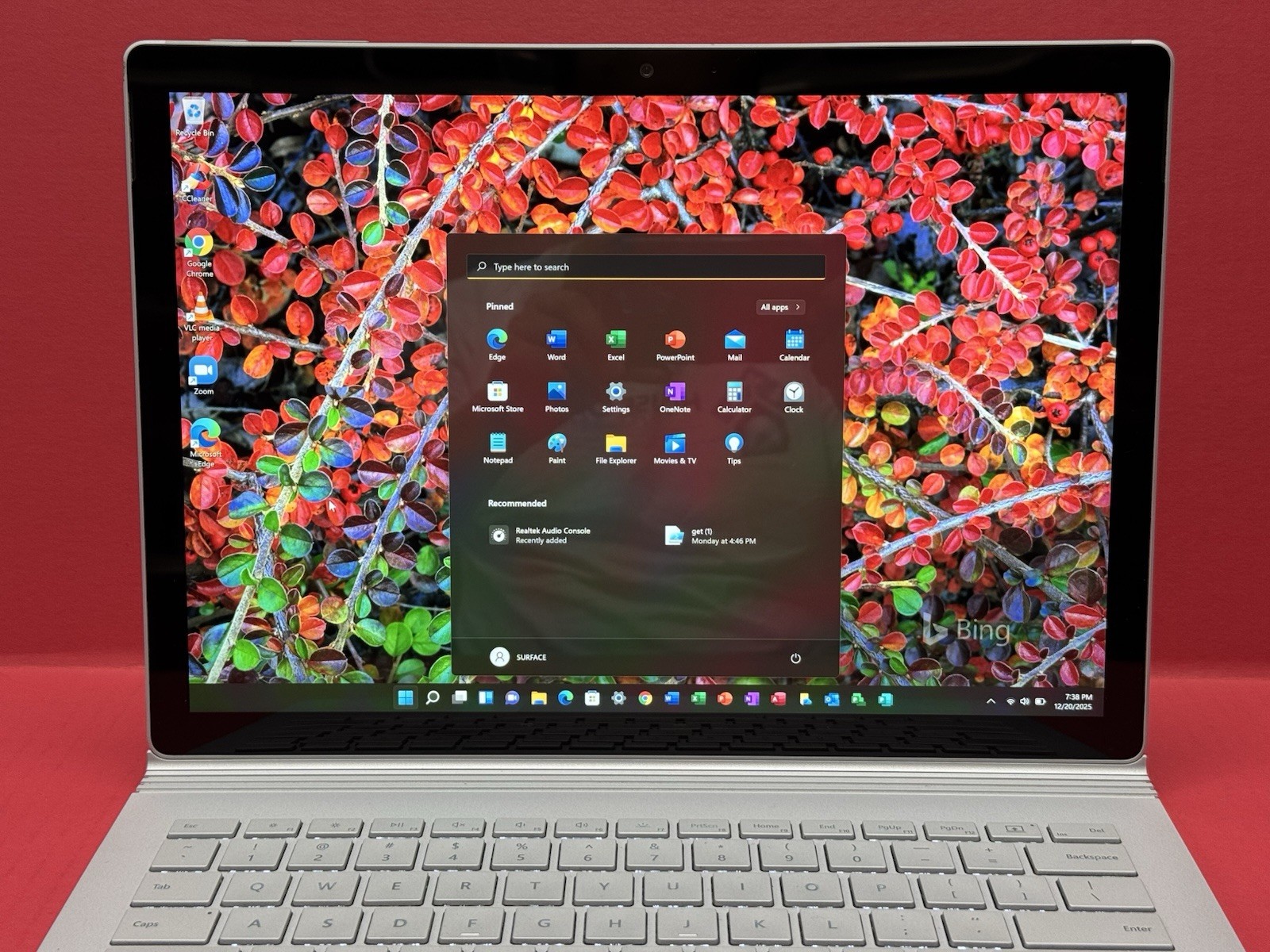 Surface Book 2 1832 i5 8350U 1.7GHz 8GB RAM 256GB SSD