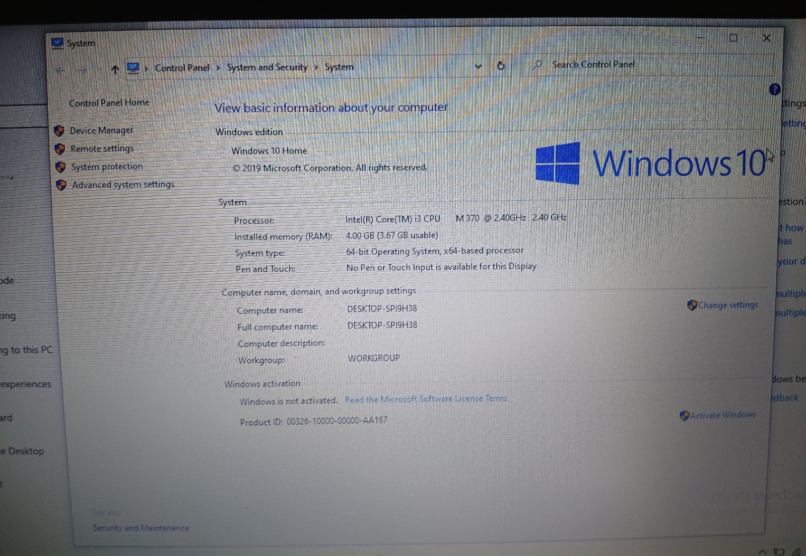 Sony Vaio PCG 71318L Laptop Intel Core i3 – Please see pictures full details