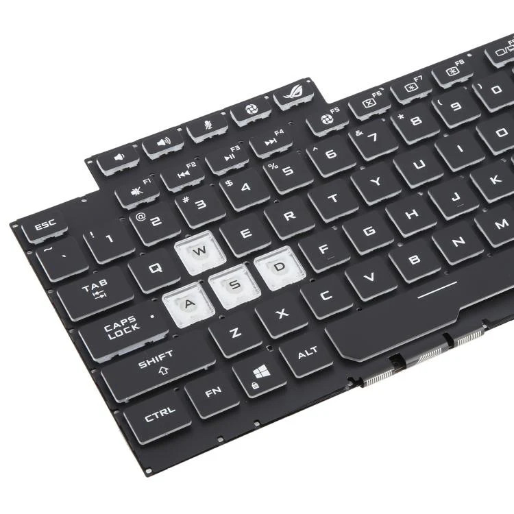 US Version Colorful 16 Pin Backlit Laptop Keyboard for Asus ROG Strix Scar G512