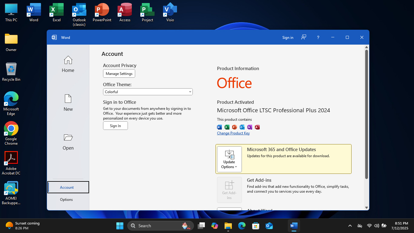 HP Laptop 14″ i3-n305 3.80GHz 8GB RAM 256GB SSD Windows 11, Office 2024