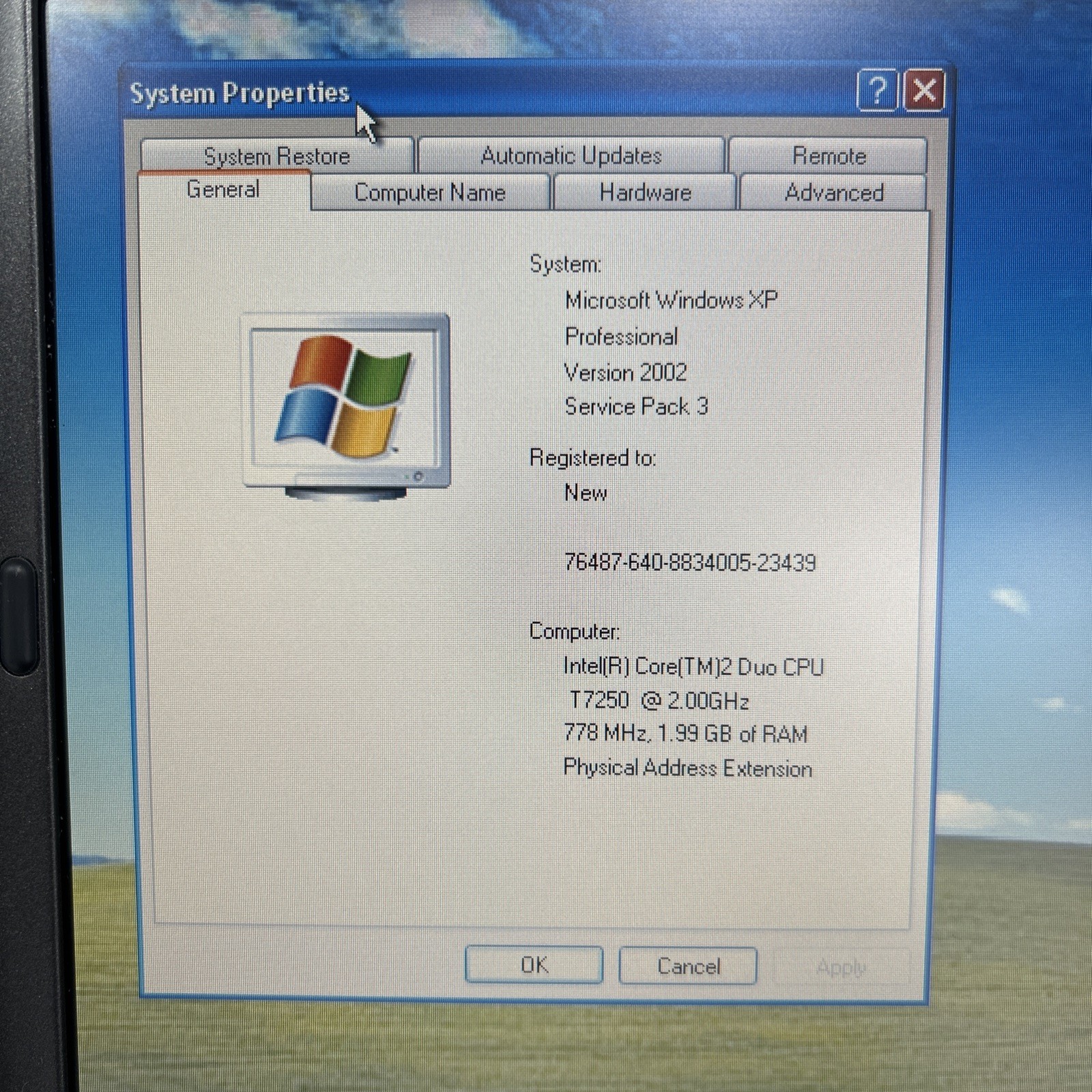 Dell Latitude D830 Core 2 Duo 2GB Ram 500GB HDD Win7Pro/WinXP Charger NO BATTERY