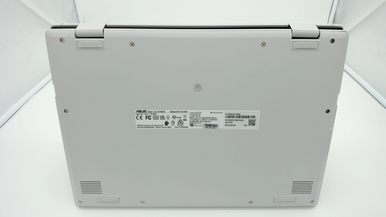 Asus Chromebook CX1 14″ Intel Celeron N4500 4GB 64GB CX1400CKA-DB44 PC1701467