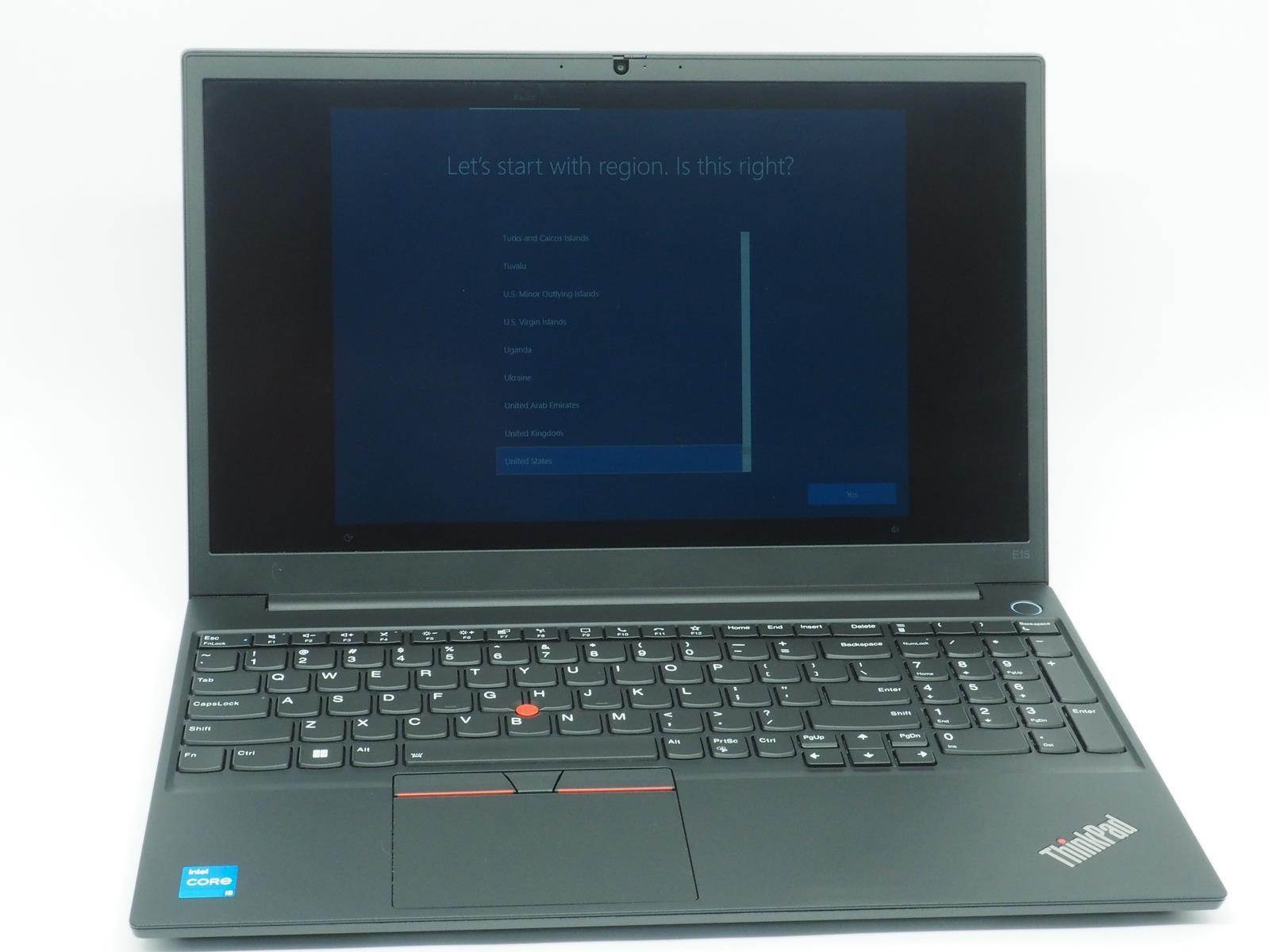 LENOVO THINKPAD E15 GEN 2 Intel i7-1165G7 2.80GHz 16GB RAM 512GB NVMe Grade B