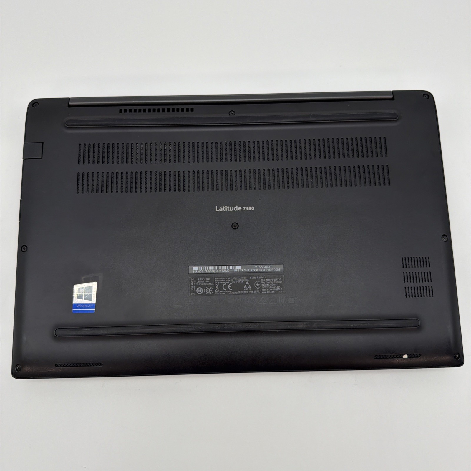 Dell Latitude 7480 13.3″ i5-7300U 2.6GHz NO RAM NO SSD NO OS Missing Key & Mouse