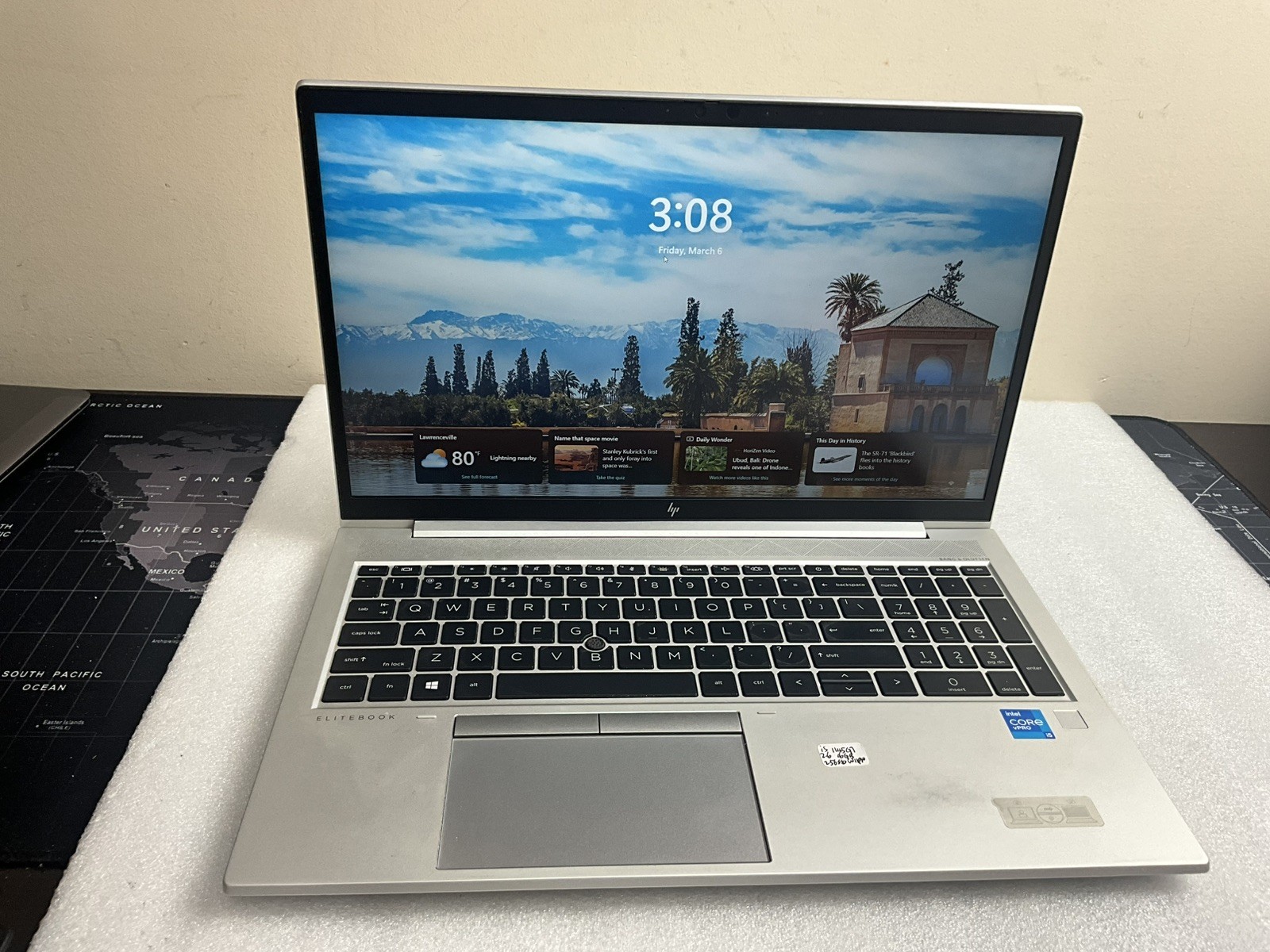 HP ELITEBOOK 850 G8 i5-1145G7/@2.60 /16GB Ram /256GB SSD Wins 11 Pro #334