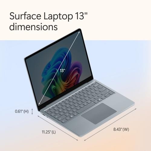Microsoft Surface Laptop Copilot+ PC 13″ Snapdragon X Plus 16GB RAM 512GB UFS