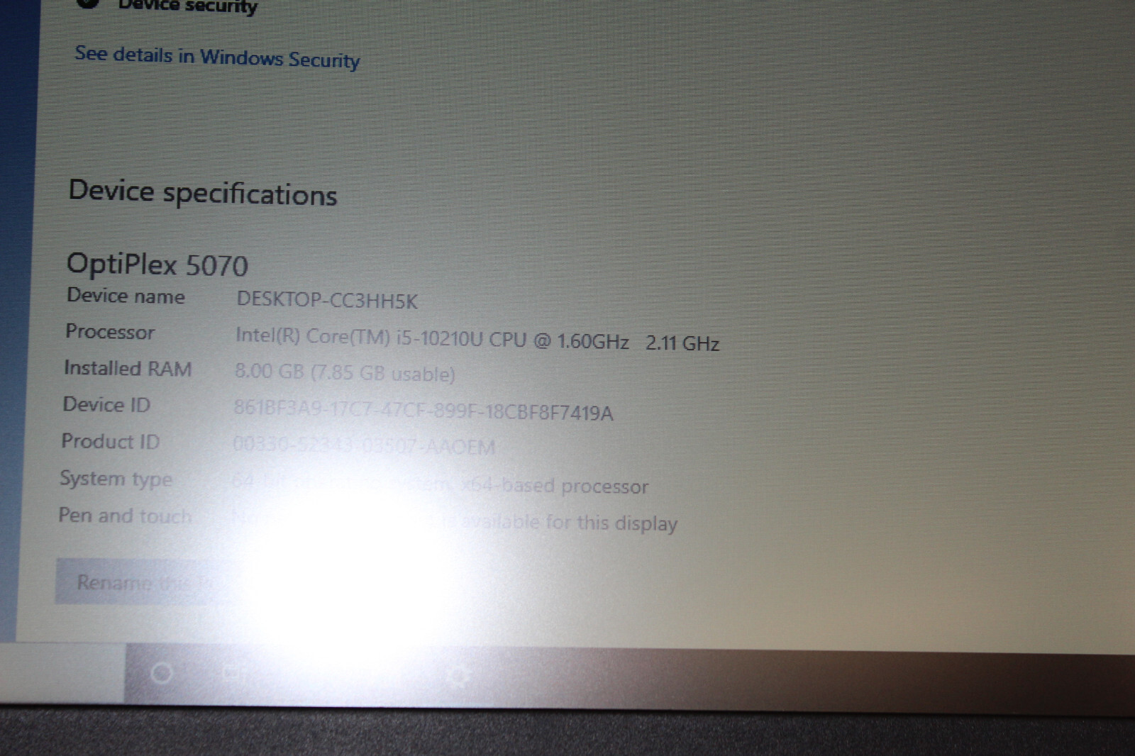 Awesome Dell Vostro 3590 15.6″ i5-10210U 1.60GHz 8GB 256GB SSD Windows 10