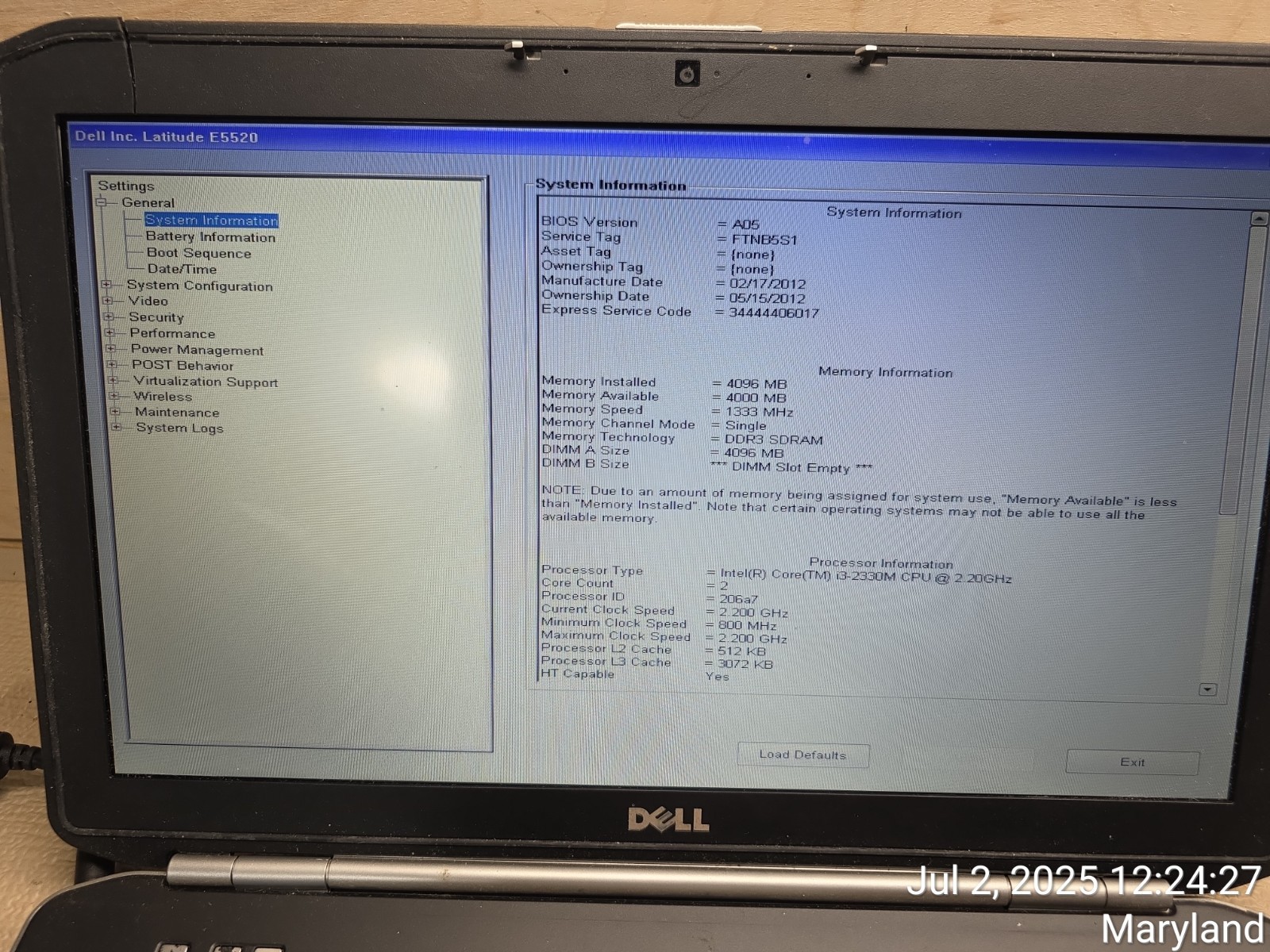 AS IS Lot of 3 Dell E5520 laptops for parts or repair