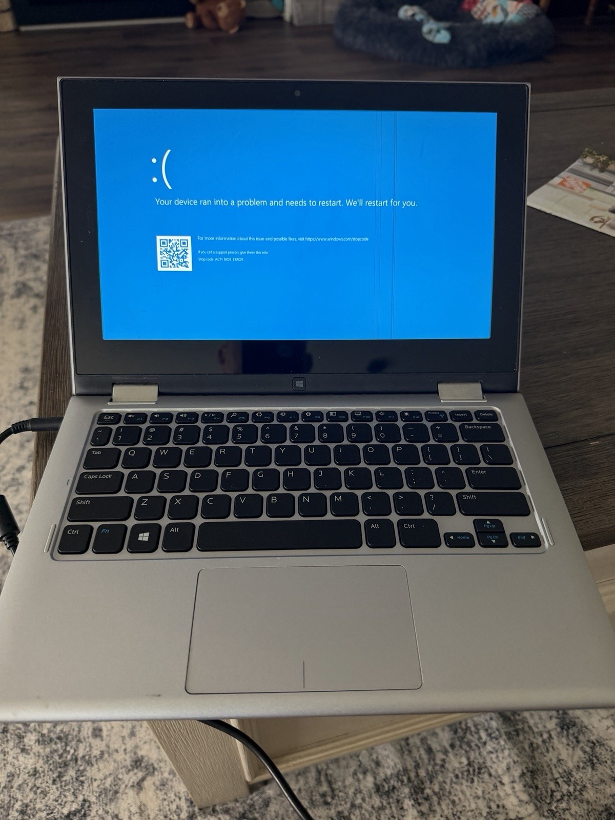 Dell Inspiron 11 – 3147 – Boots To BIOS – Error Loading Windows