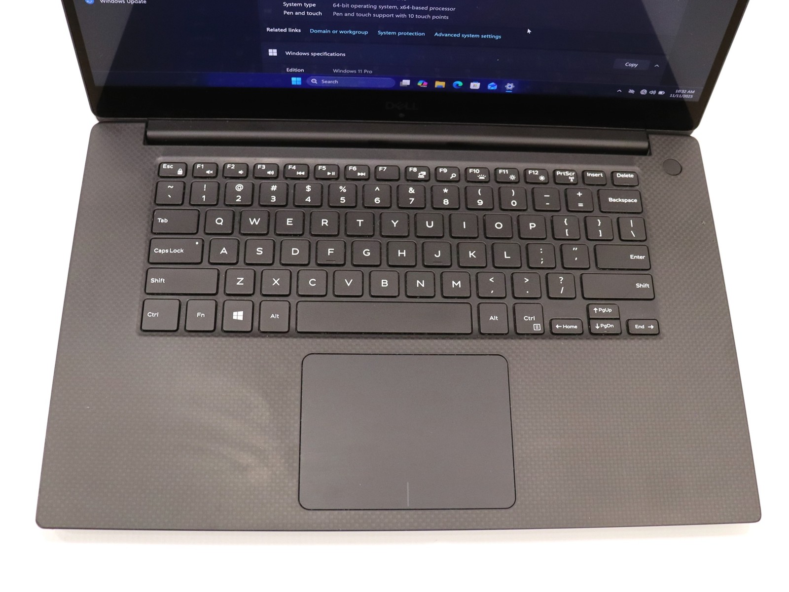 Dell Precision 5530 15.6″ Touch 4K i7-8850H 16GB 512GB NVMe W11P Quadro P2000
