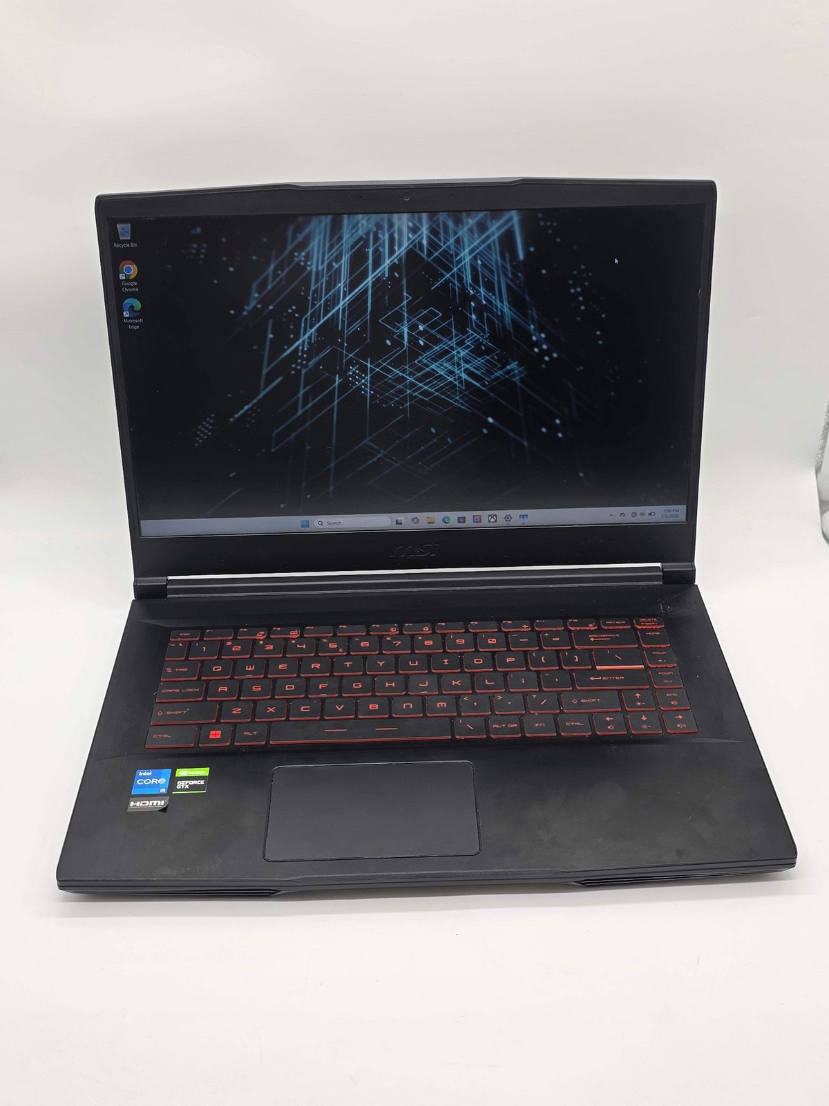 MSI GF63 Thin 15.6″ Gaming Laptop i5-11400H 8GB 256GB SSD GTX 1650