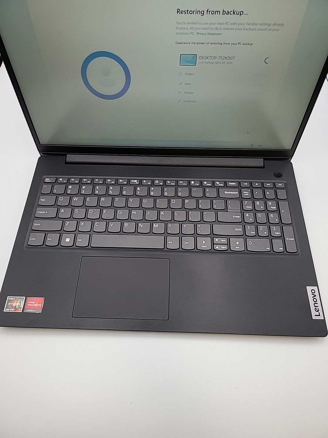 Lenovo V15 Gen 4 15.6″ FHD 8-Core Ryzen 7 7730U 24GB 1TB SSD Webcam Win11Pro