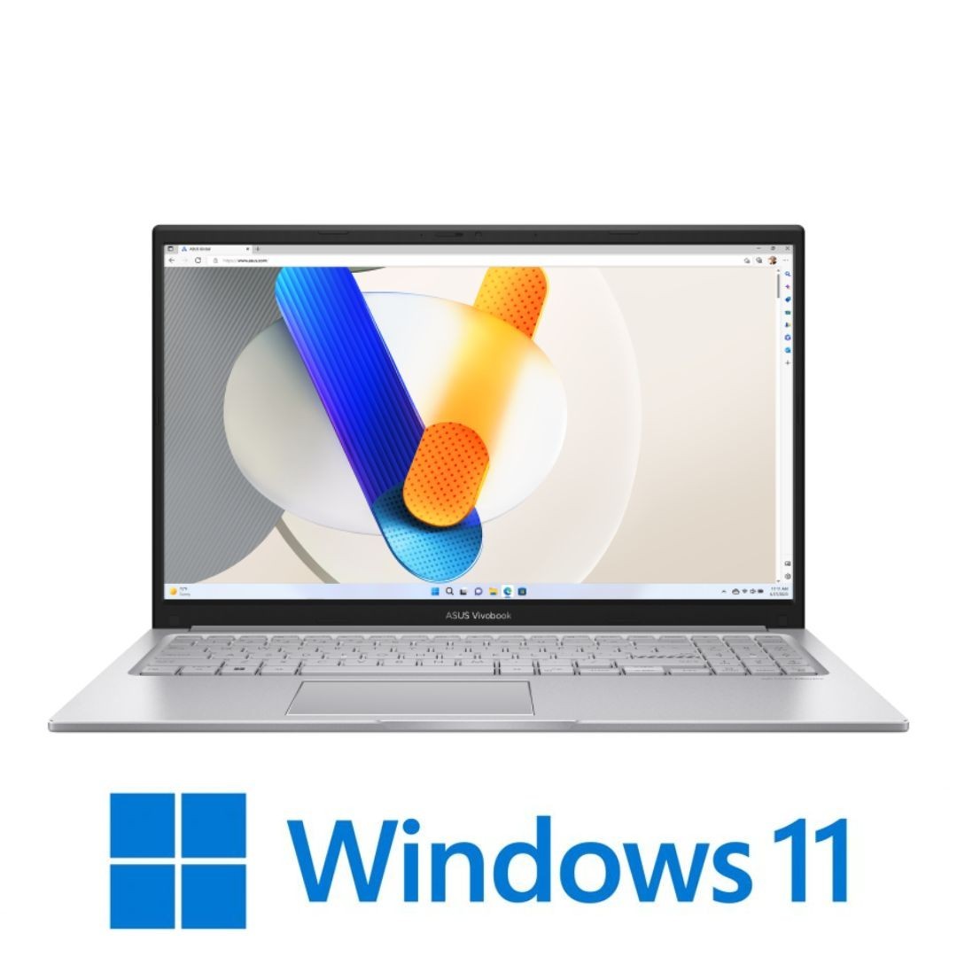 ASUS Vivobook Laptop X1504VA CORE 5 120U 15.6″FHD SSD 512GB RAM 8GB W11H SILVER