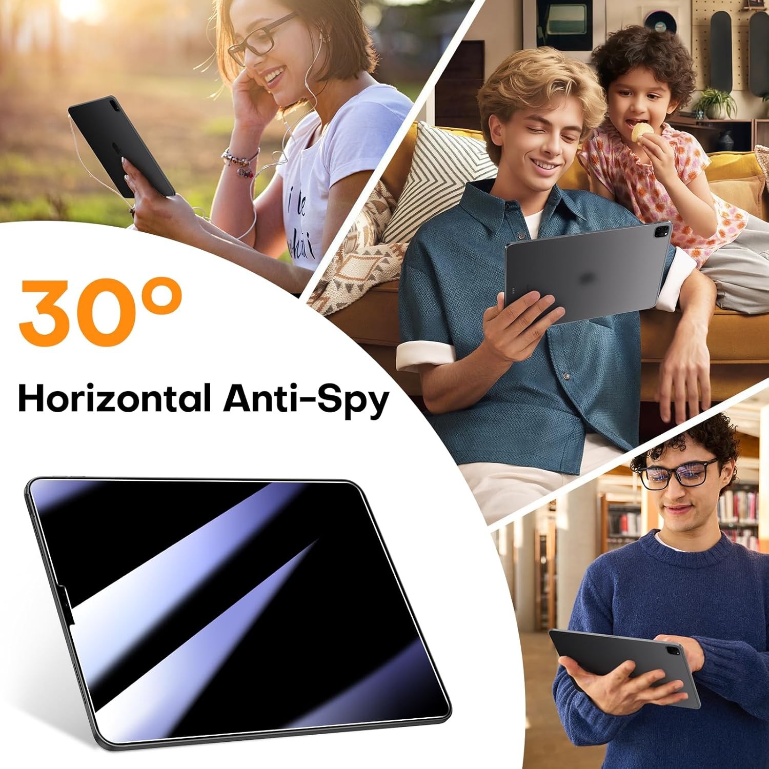 Privacy Screen Protector for iPad Pro 12.9 inch 6th/5th/4th/3rd Generation