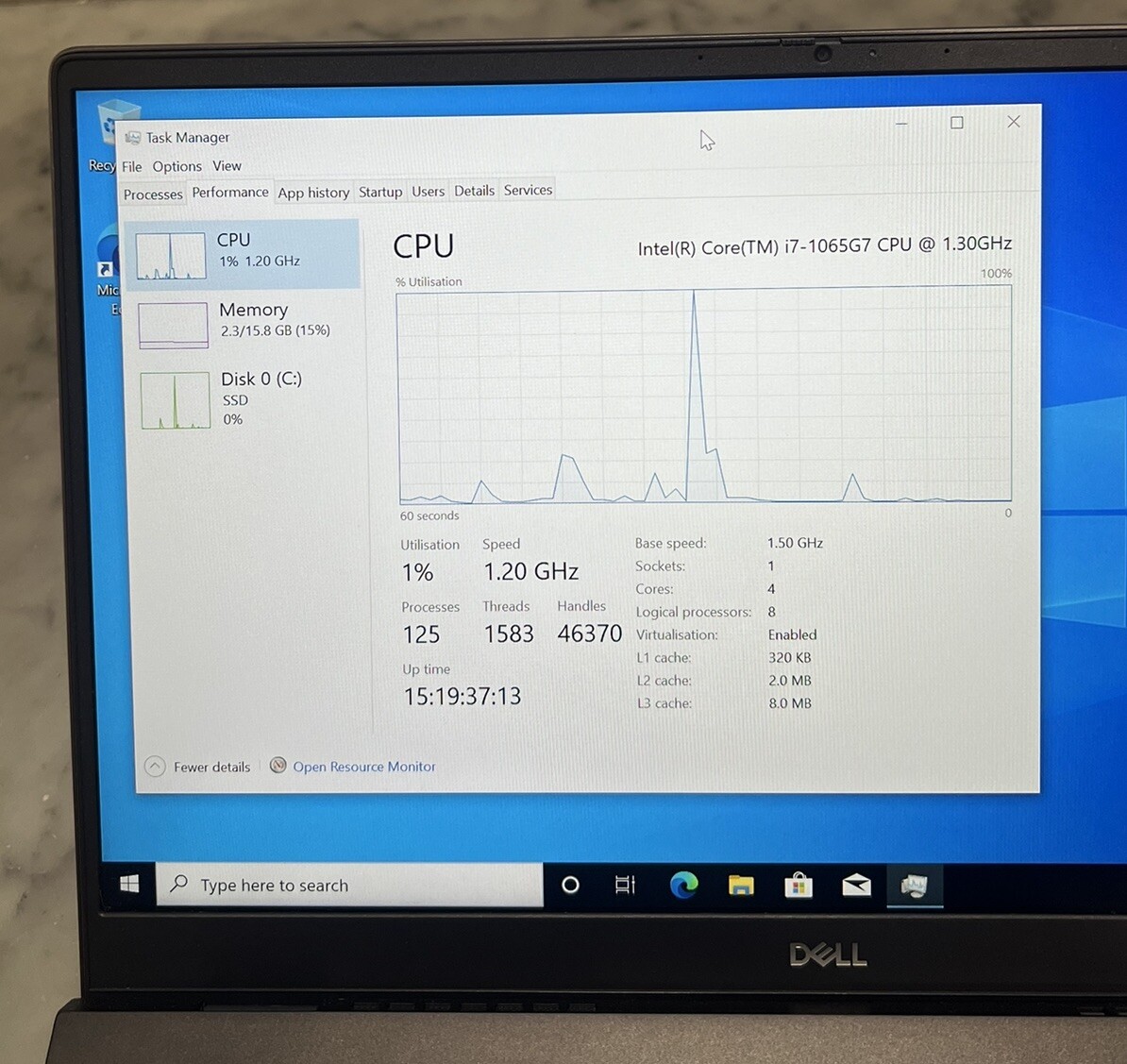 ✅ Dell Vostro 5401 14″ i7-1065G7 1.3GHz 16GB RAM 256GB SSD VERY CLEAN TESTED