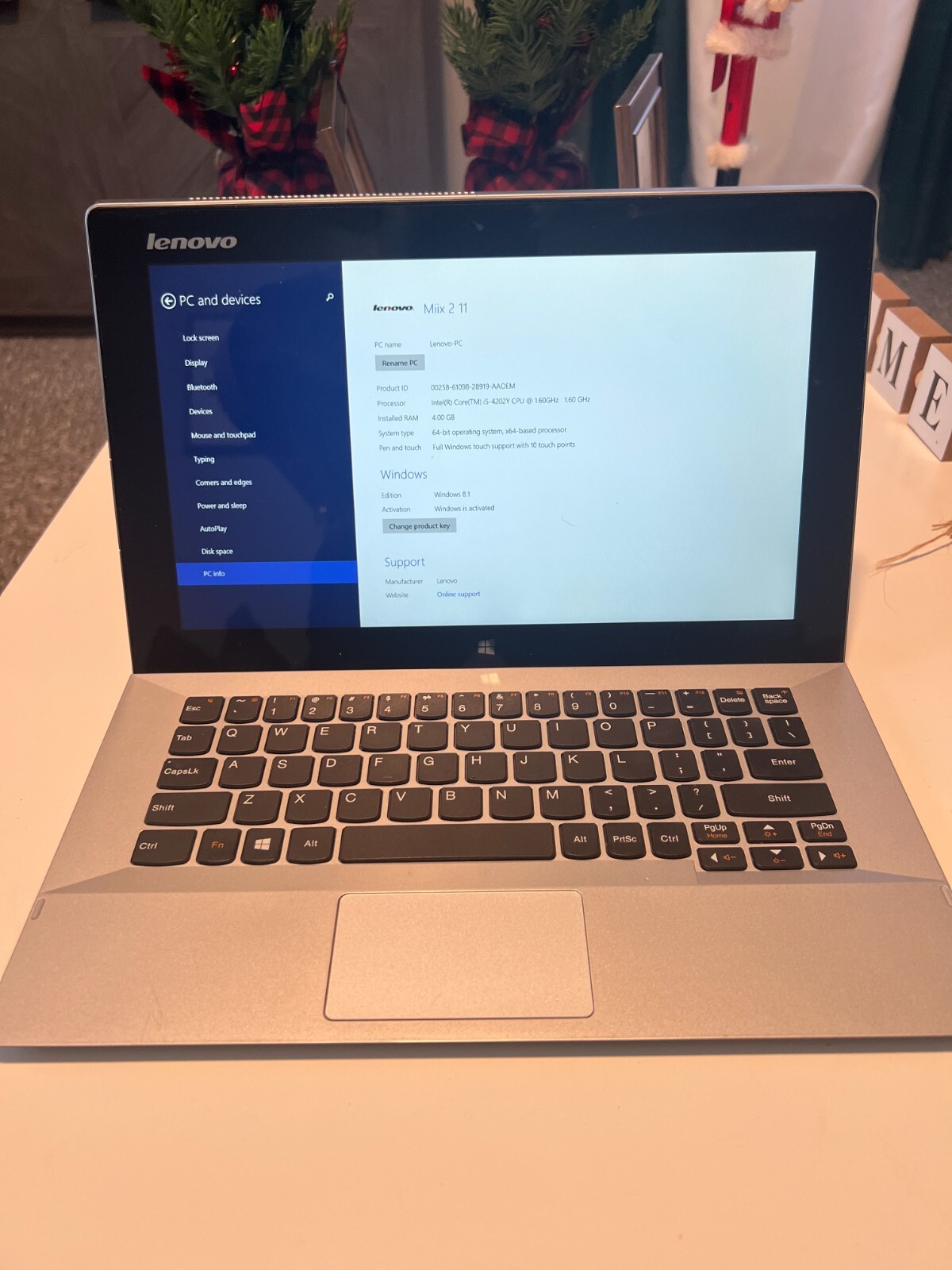Lenovo Miix 2 11.6 Multi Touch