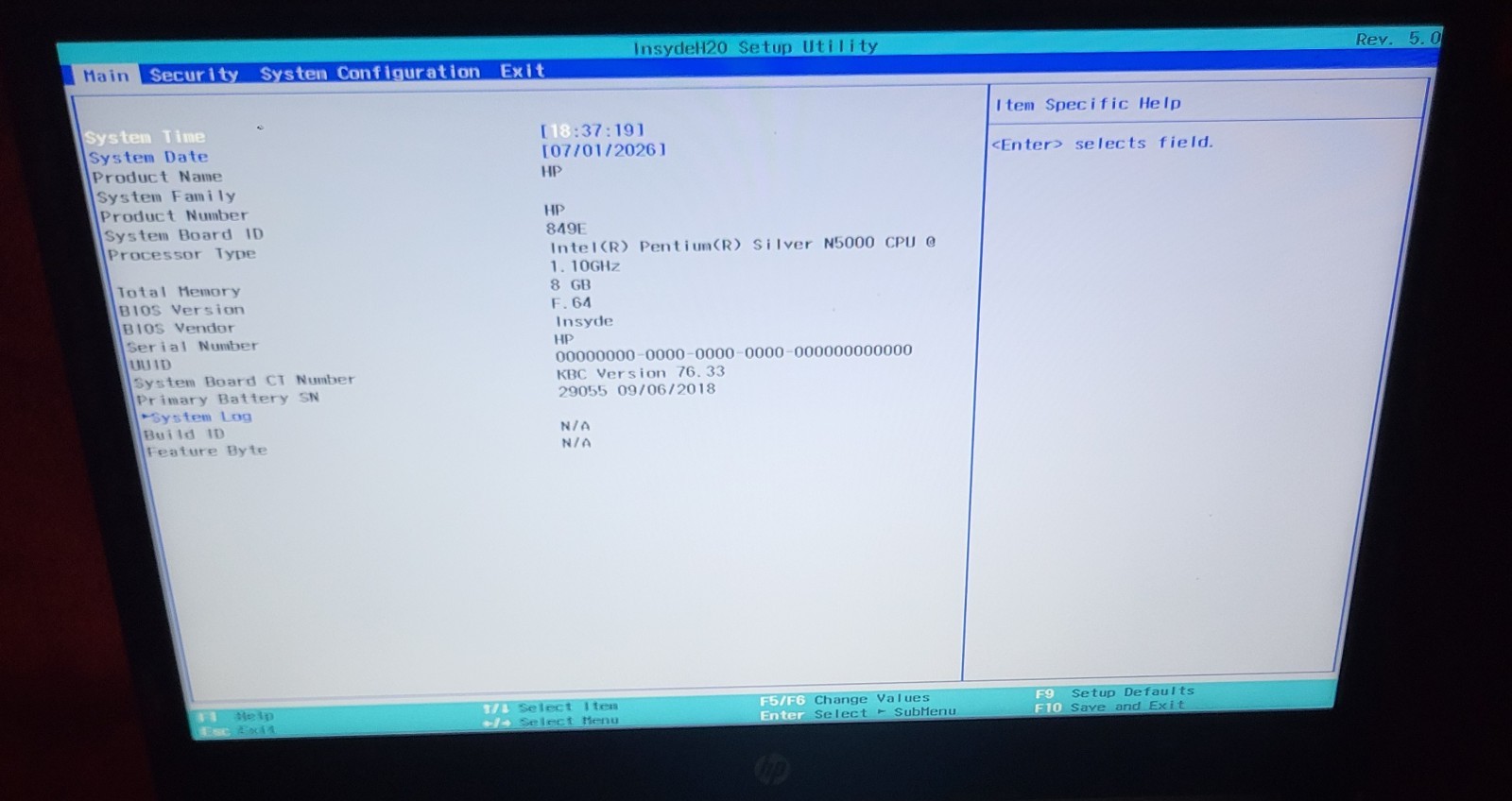 HP 14-ck0061st Pentium Silver N5000 @ 1.1GHz 8GB RAM 1TB HDD Win 10 Pro Laptop