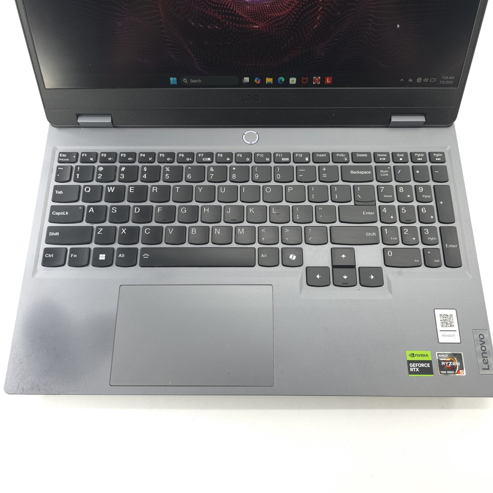 Lenovo LOQ 15 15ARP9 Ryzen 5 7235HS 3.2GHz 12GB RAM 512GB SSD GeForce RTX 4050