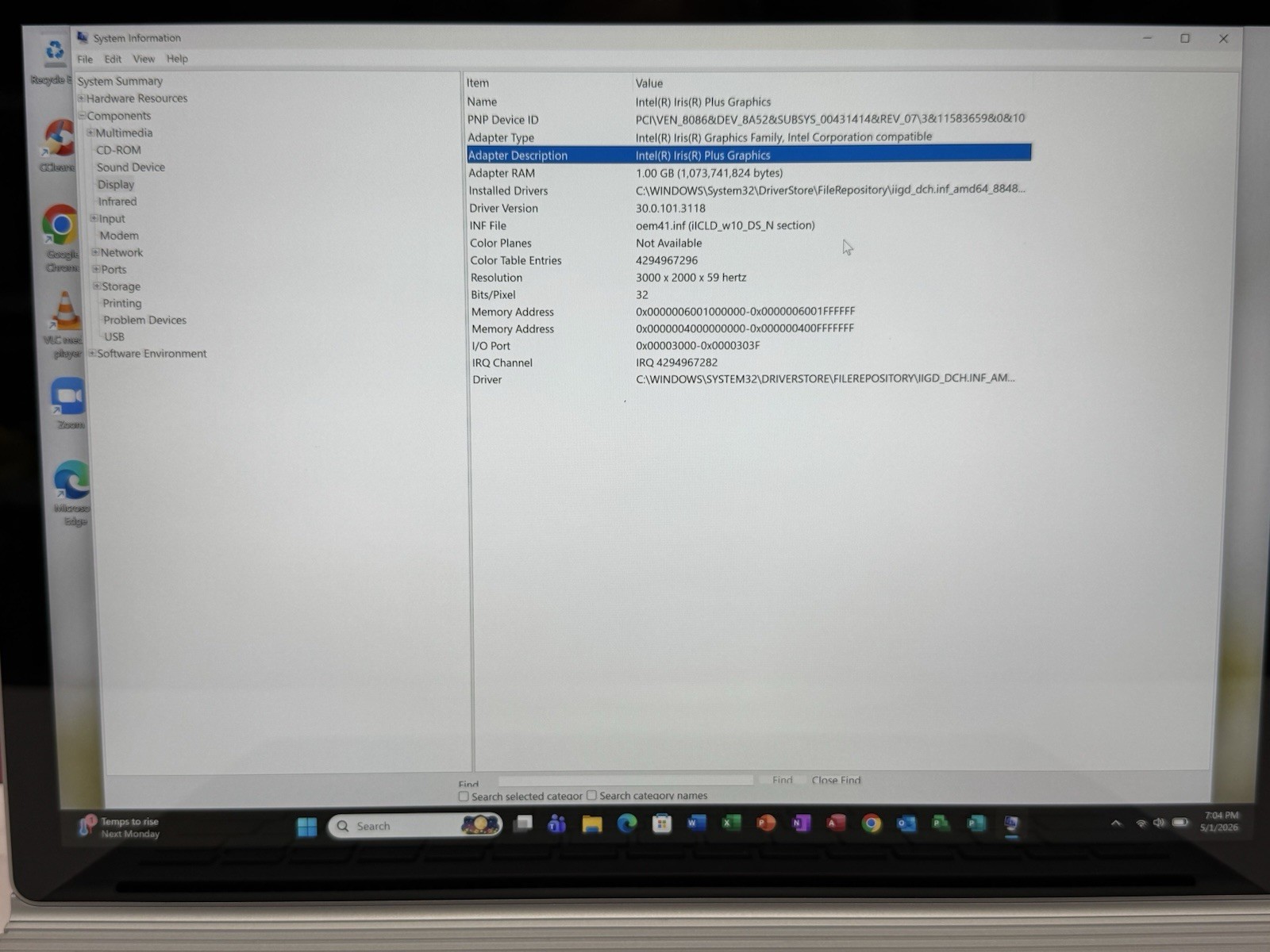 Surface Book 3 14” 1900 i7 1065G7 1.3GHz 16GB RAM 256GB SSD Iris Plus