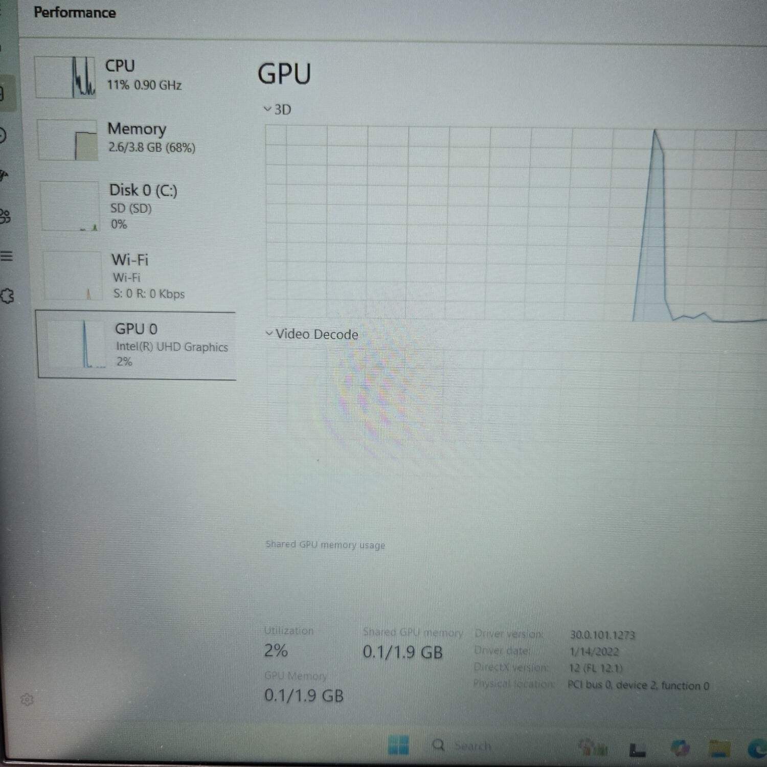 Asus vivobook L510K-ES04 15.6″ Celeron N4500 1.1GHz 4GB RAM 128GB SSD
