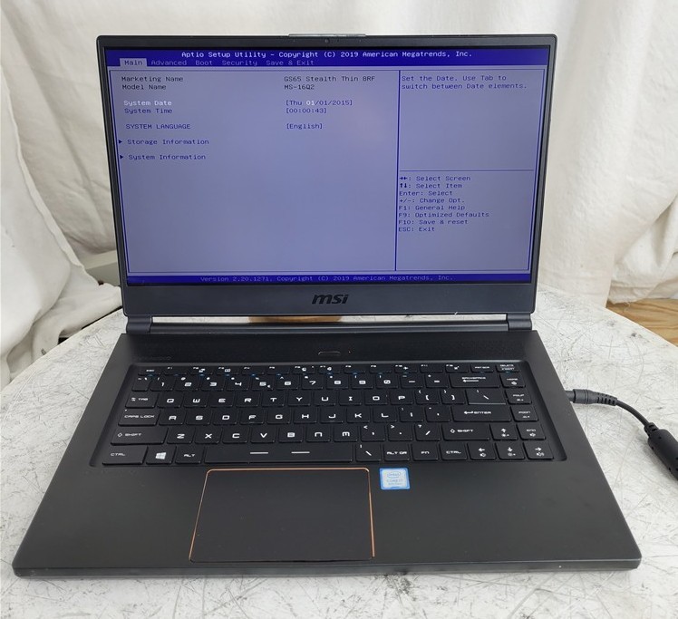 MSI GS65 Stealth Thin MS-16Q2 Laptop Core I7-8750H 32GB 1TB SEE NOTES