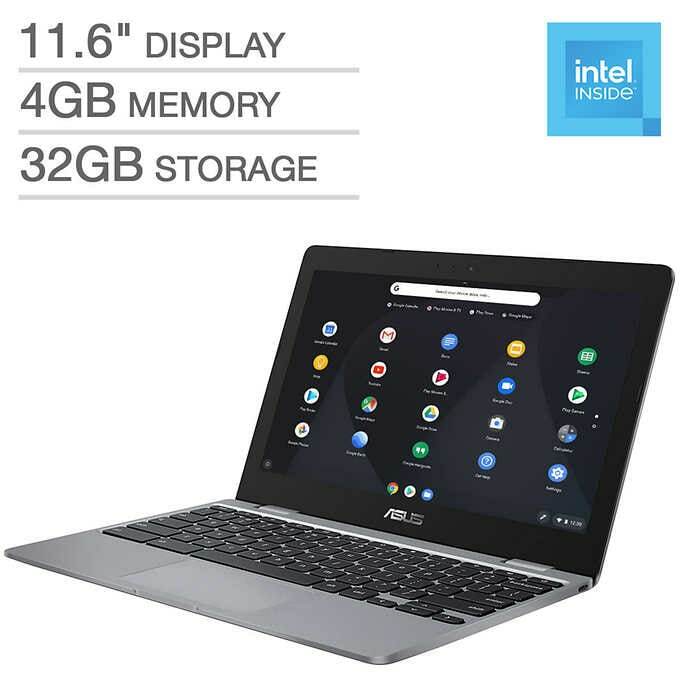 ASUS C223NA 11.6” 32GB SSD Intel Processor N3350 4GB RAM Chromebook Notebook Lap