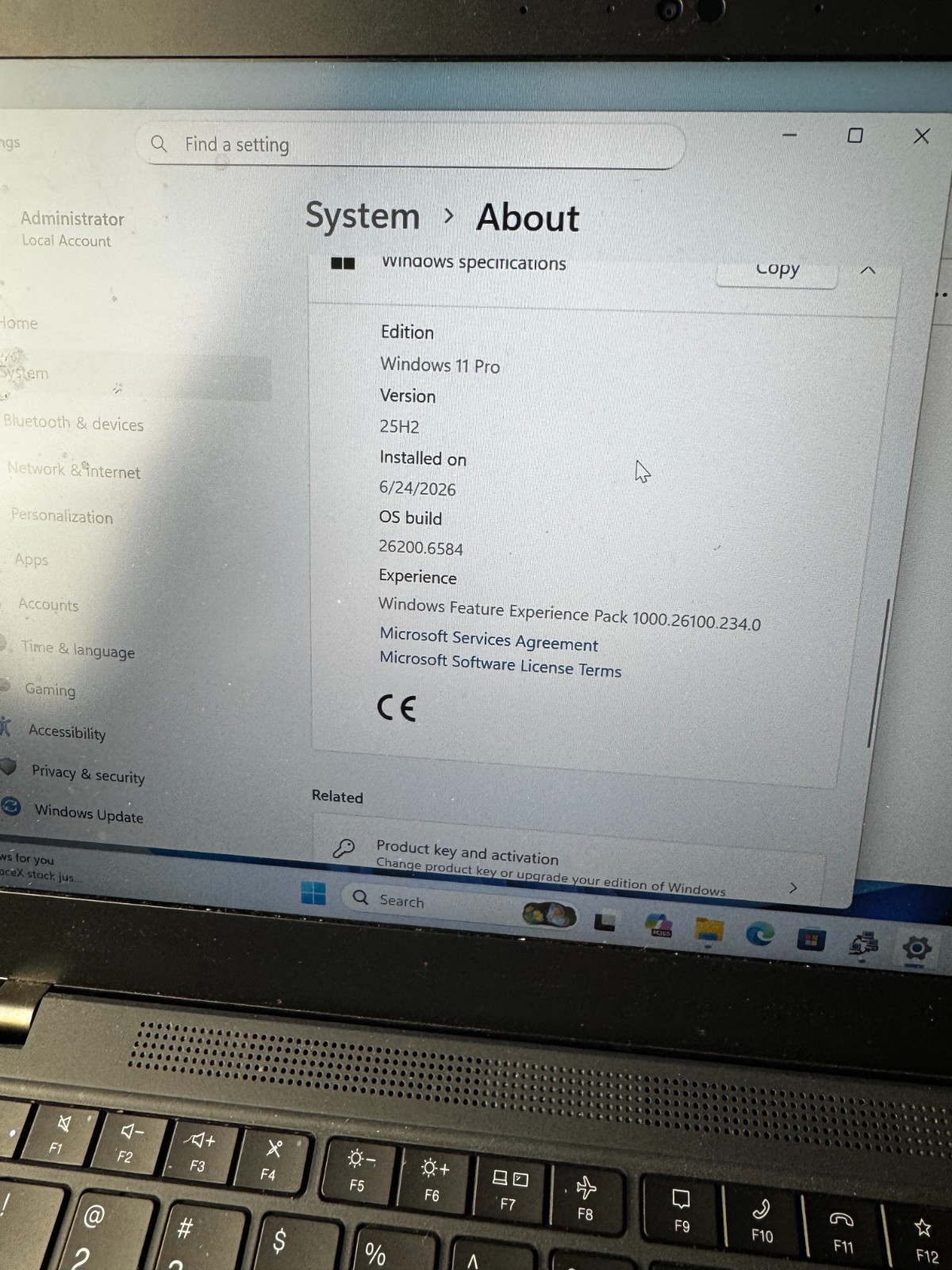 LENOVO THINKPAD T14s GEN 2 Core I7-1185G7 256GB SSD 16GB RAM For Repair #6490