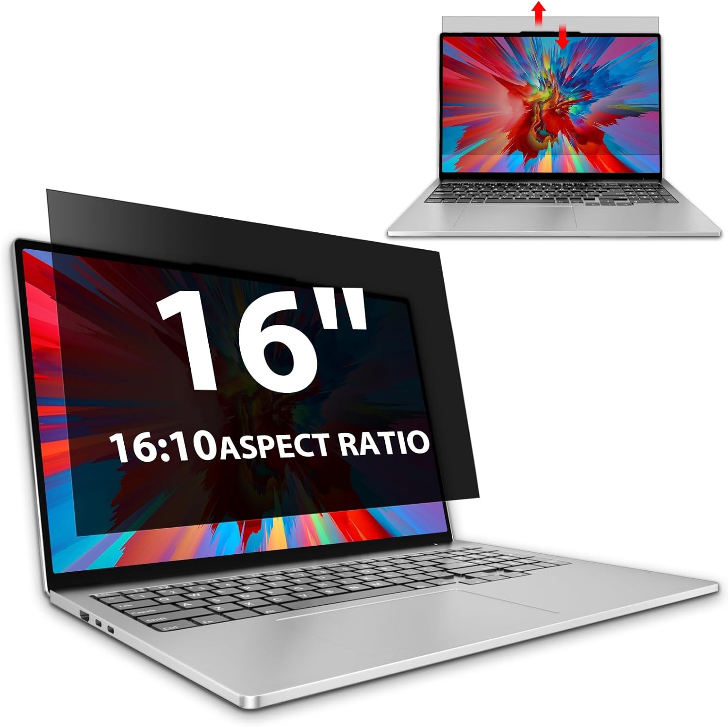 16 Inch Laptop Privacy Shield, Anti-Glare Blue Light Screen for 16:10 Monitors