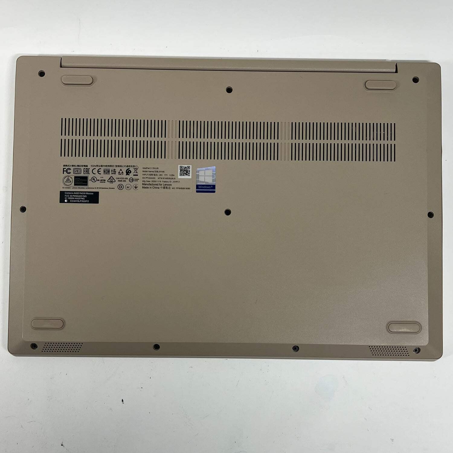 Lenovo IdeaPad 3 15IIL05 15.6″ i3-1005G1 1.2GHz 4GB RAM 128GB SSD