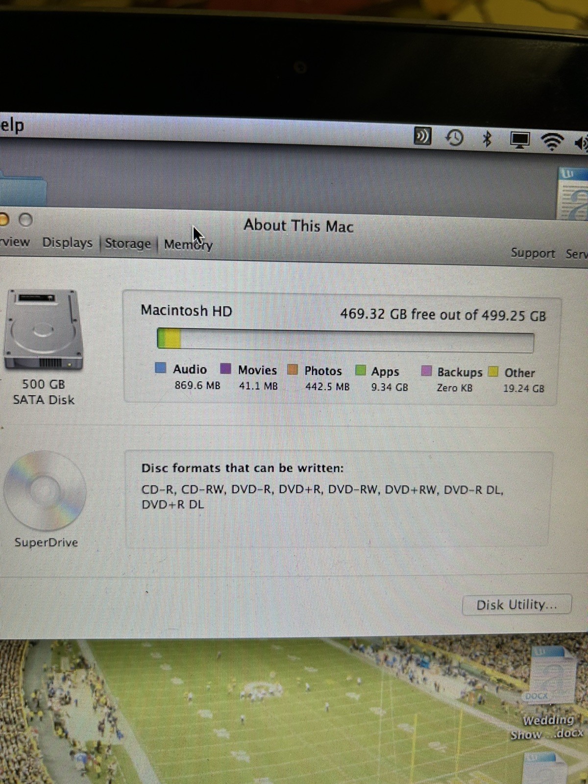 MacBook Pro (2011) Core i5 2.3GHz, 4GB RAM, 500GB HDD
