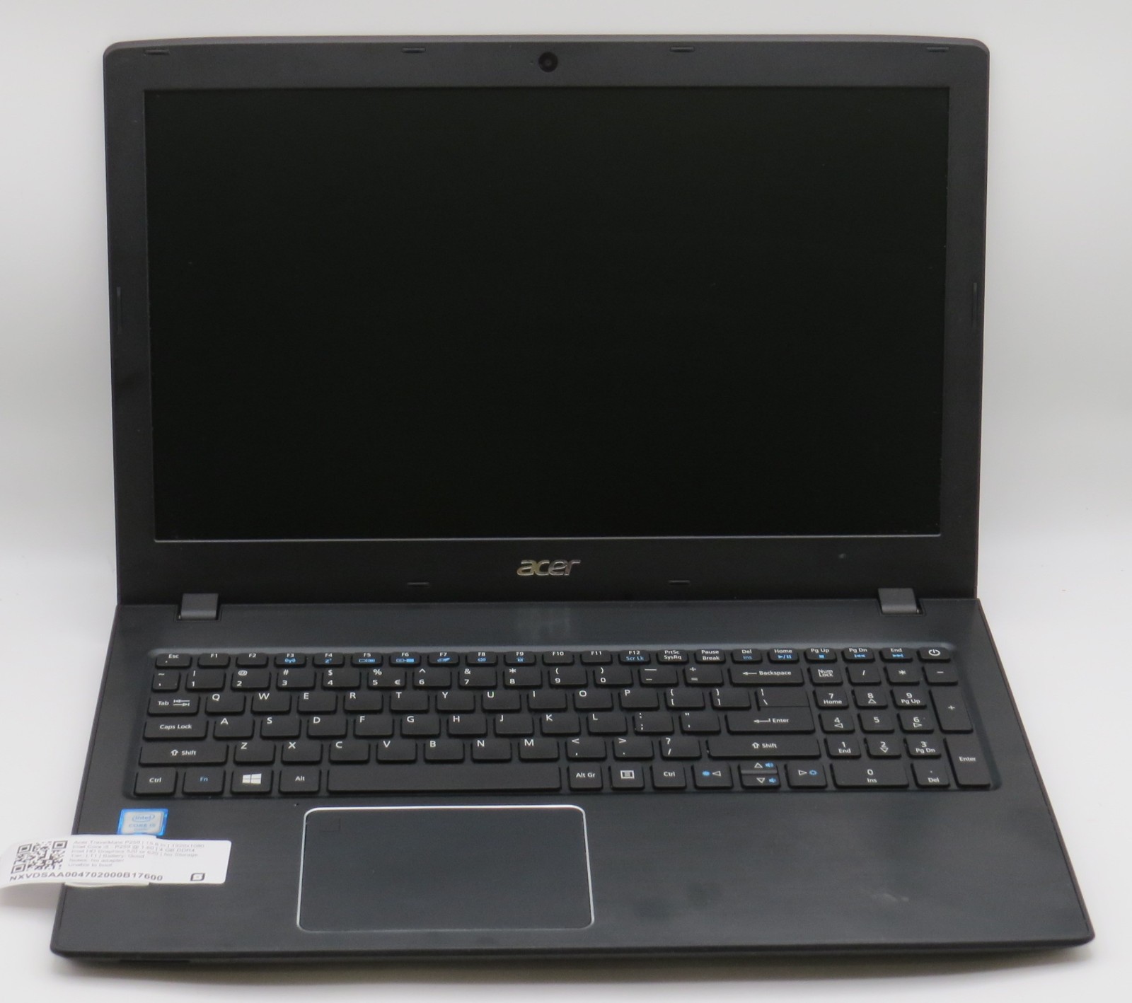 Acer TravelMate P259 i5-6200U @ 1.6Ghz 4GB DDR4 HD 520 15.6″ NO HDD/OS/AC PARTS