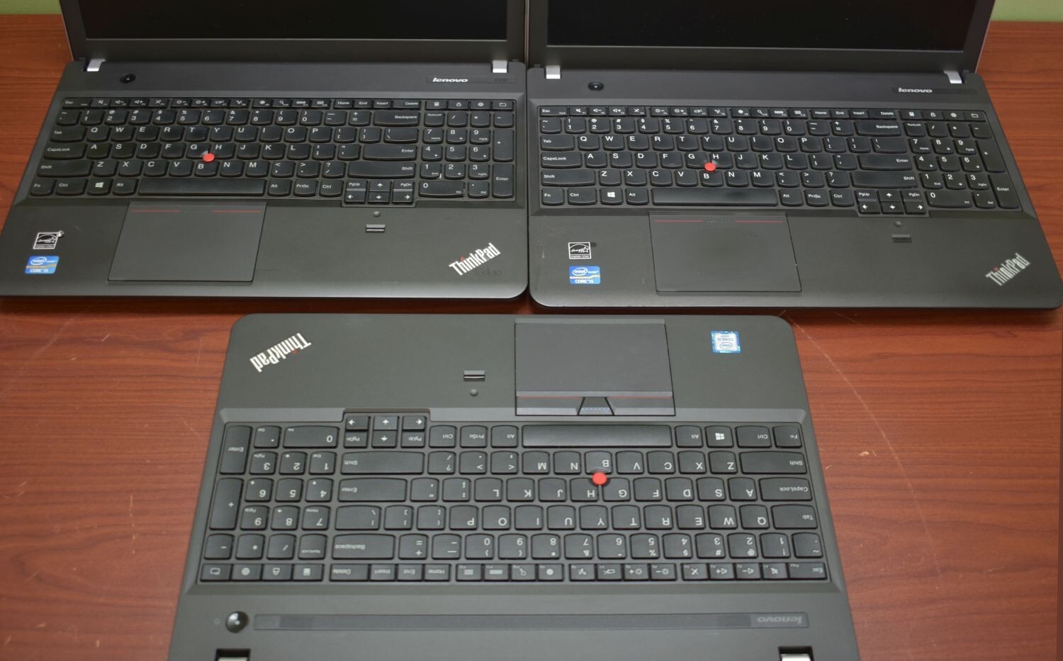 Lot 0f 3 Lenovo ThinkPad – x2 E531, i5-3230M, 4GB x1 E560, i5-6200
