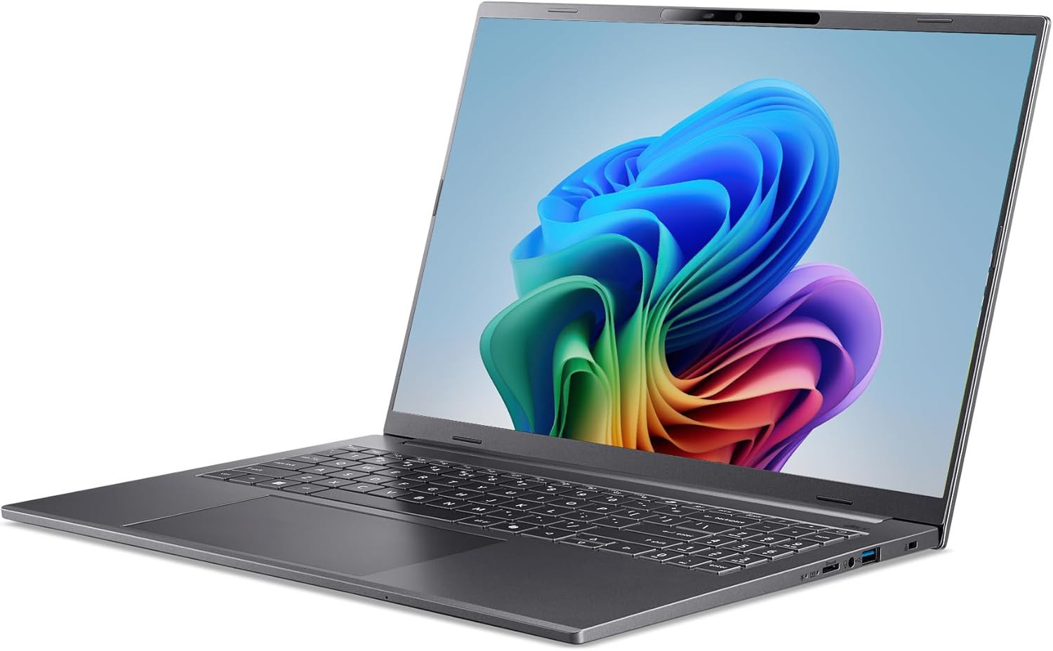 Aspire 16 AI Copilot+ PC | 16″ WUXGA 120Hz Multi-Touch Display | Snapdragon X X1