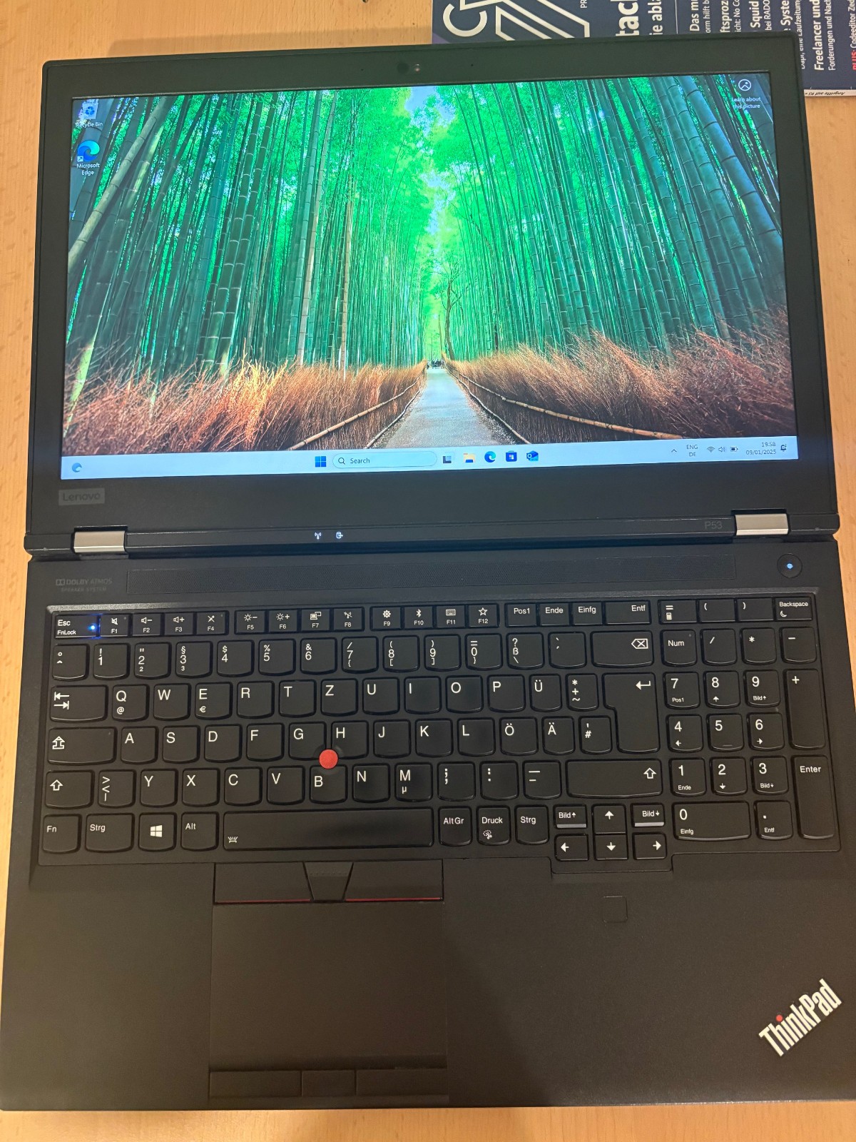 Lenovo ThinkPad P53 Core i7-9850H 80GB 2TB 15.6′′ 4K UHD Quadro RTX 3000 W11P