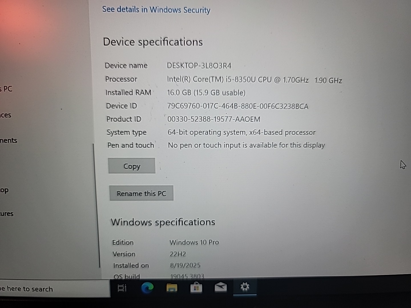 Dell Latitude 7490 Black Laptop 14-Core I5, 16GB Ram 512 Solid State Drive