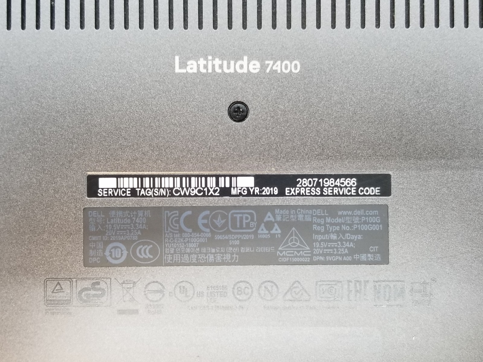 Dell Latitude 7400 14″ FHD i7-8665U 1.9GHz 16GB RAM 512GB NVMe Win 11 Pro READ