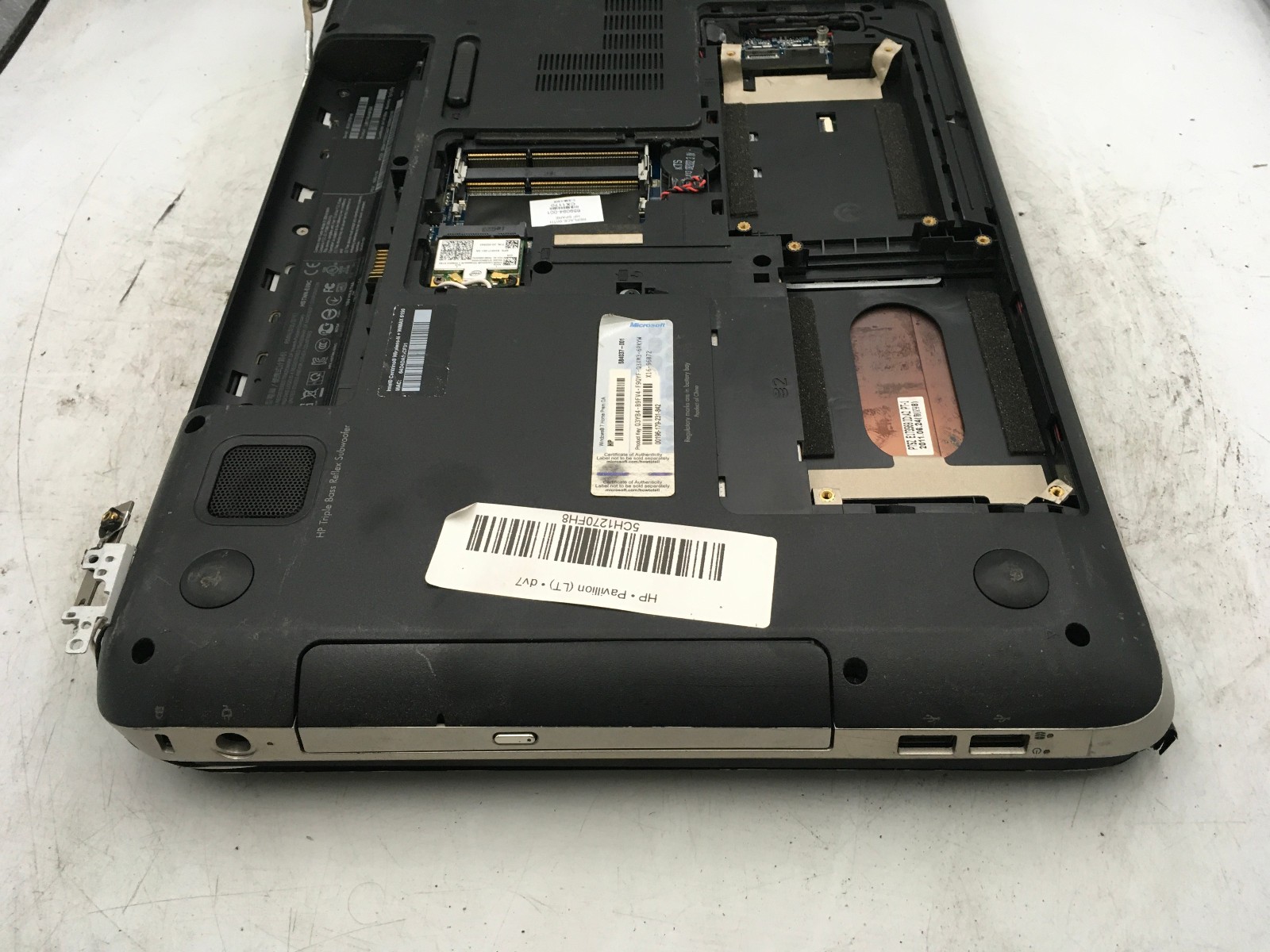 HP PAVILION DV7 6135D – FOR PARTS/REPAIR – INTEL I5 2410M – NO RAM -READ DESC-BB