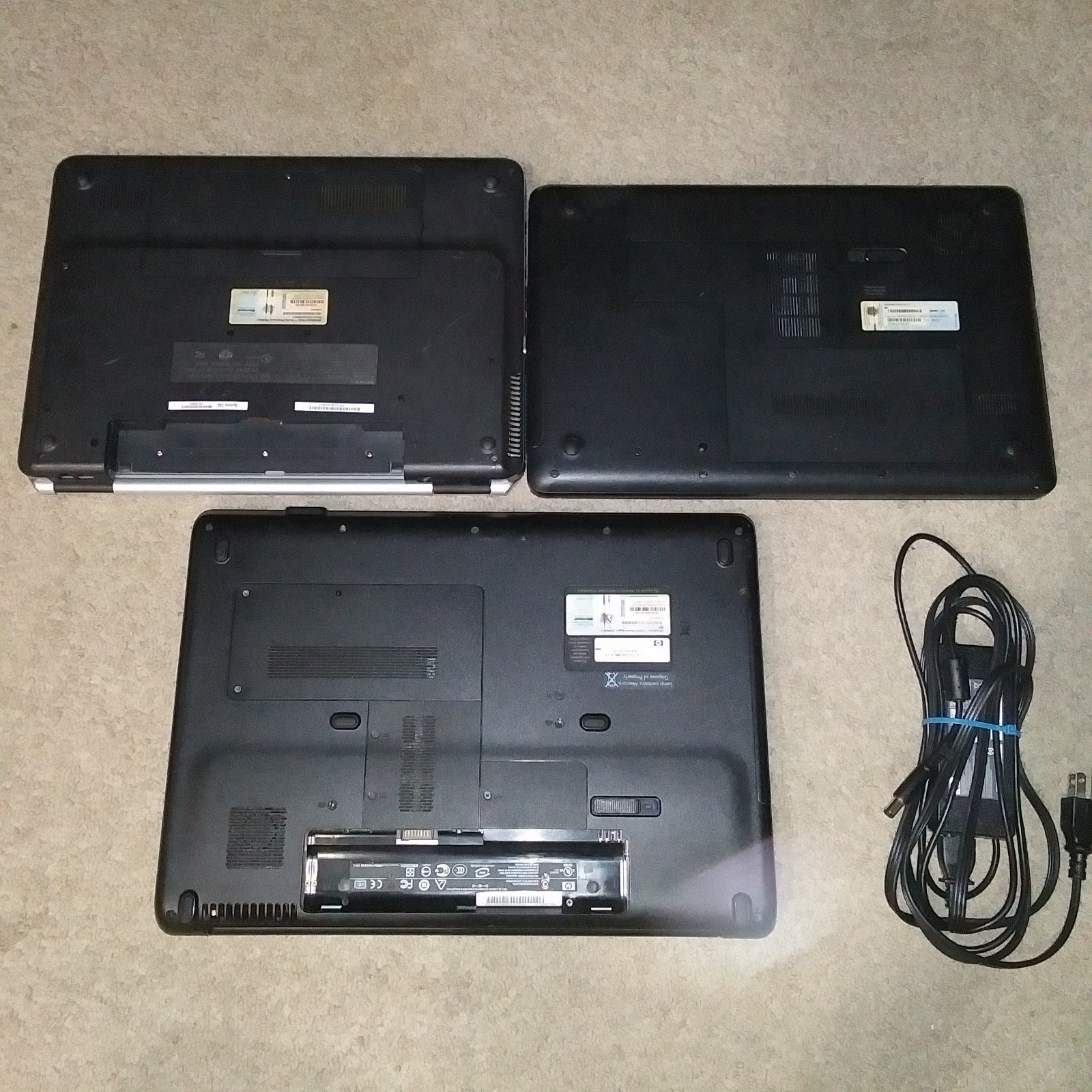 Compaq Presario CQ57 CQ57-339WM Intel Celeron B800 Laptop NO POWER CORD