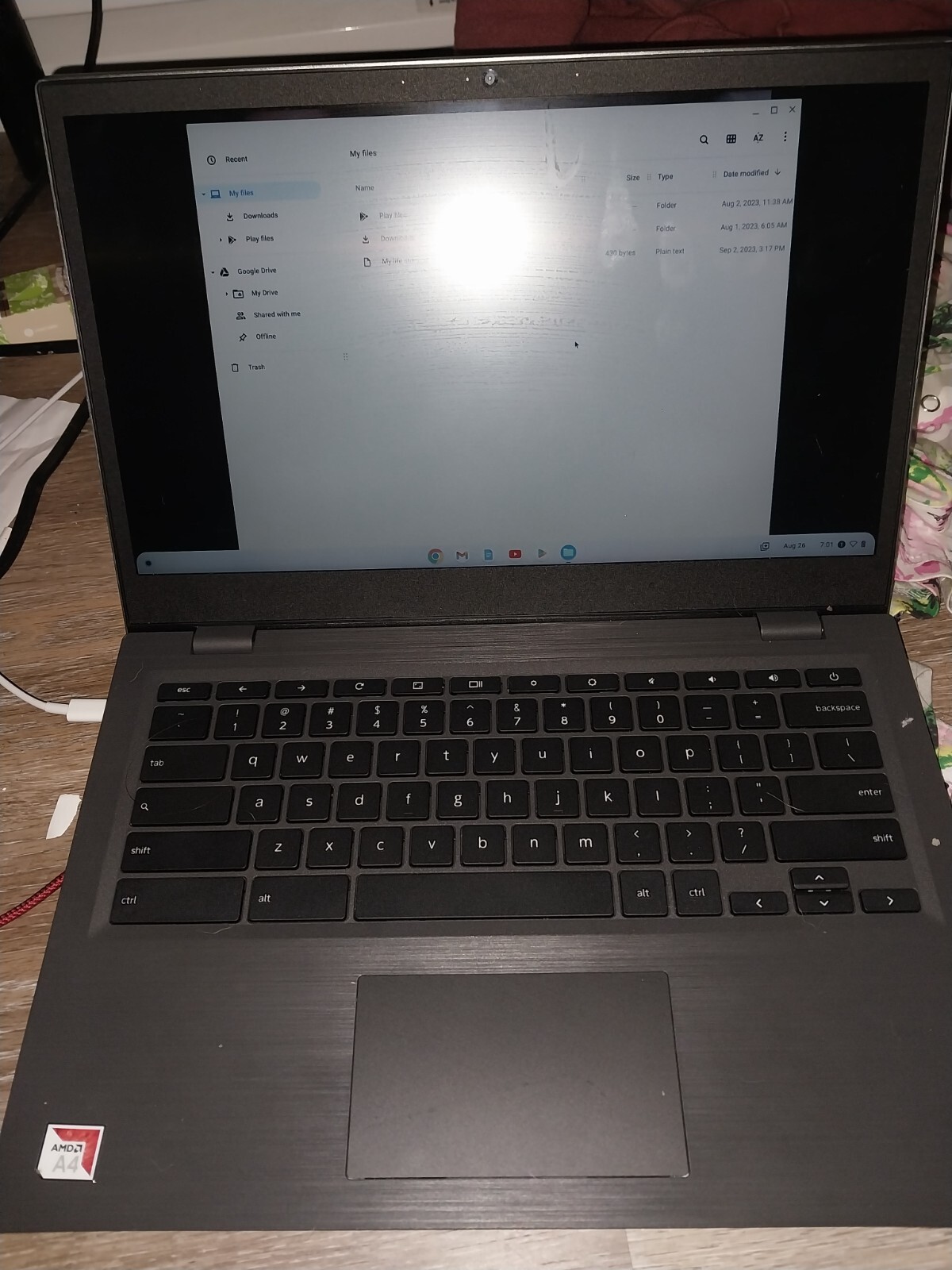 Lenovo Chromebook 14e (32GB eMMC, AMD A4-9120C, 1.6GHz, 4GB RAM) – Mineral Grey