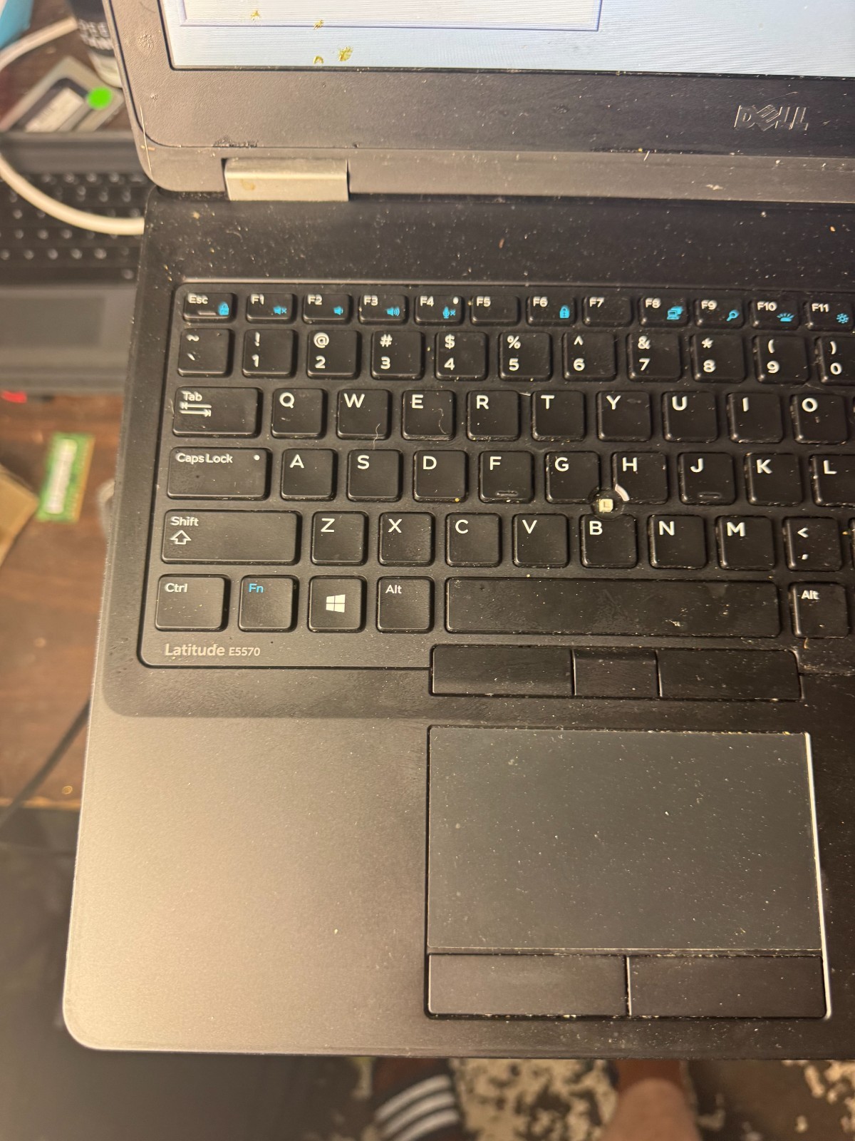 DELL LATITUDE E5570 INTEL CORE I5-6300U 8GB RAM Laptop for Parts/Repair #5036