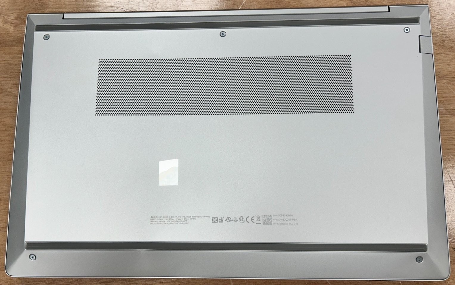 HP EliteBook 655 G10 R5 PRO 7530U 16GB 512GB (Wty 12/20/26) SLIGHTLYBENT CHASSIS