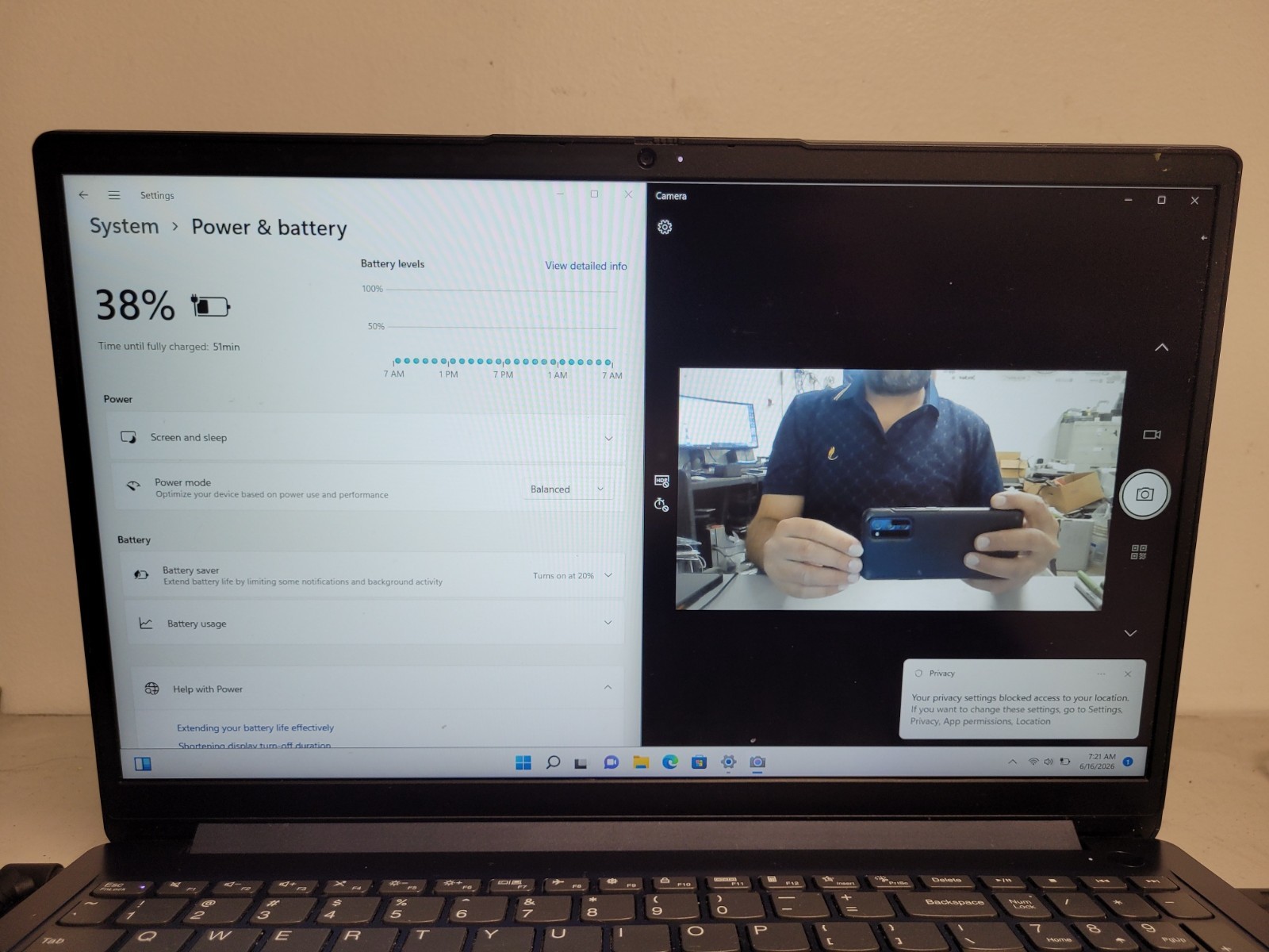 Lenovo ideapad 1 15AMN7 15.6″touch rayzen5 7520u 8gb ram 256gb ssd w11p MP2MKTE2