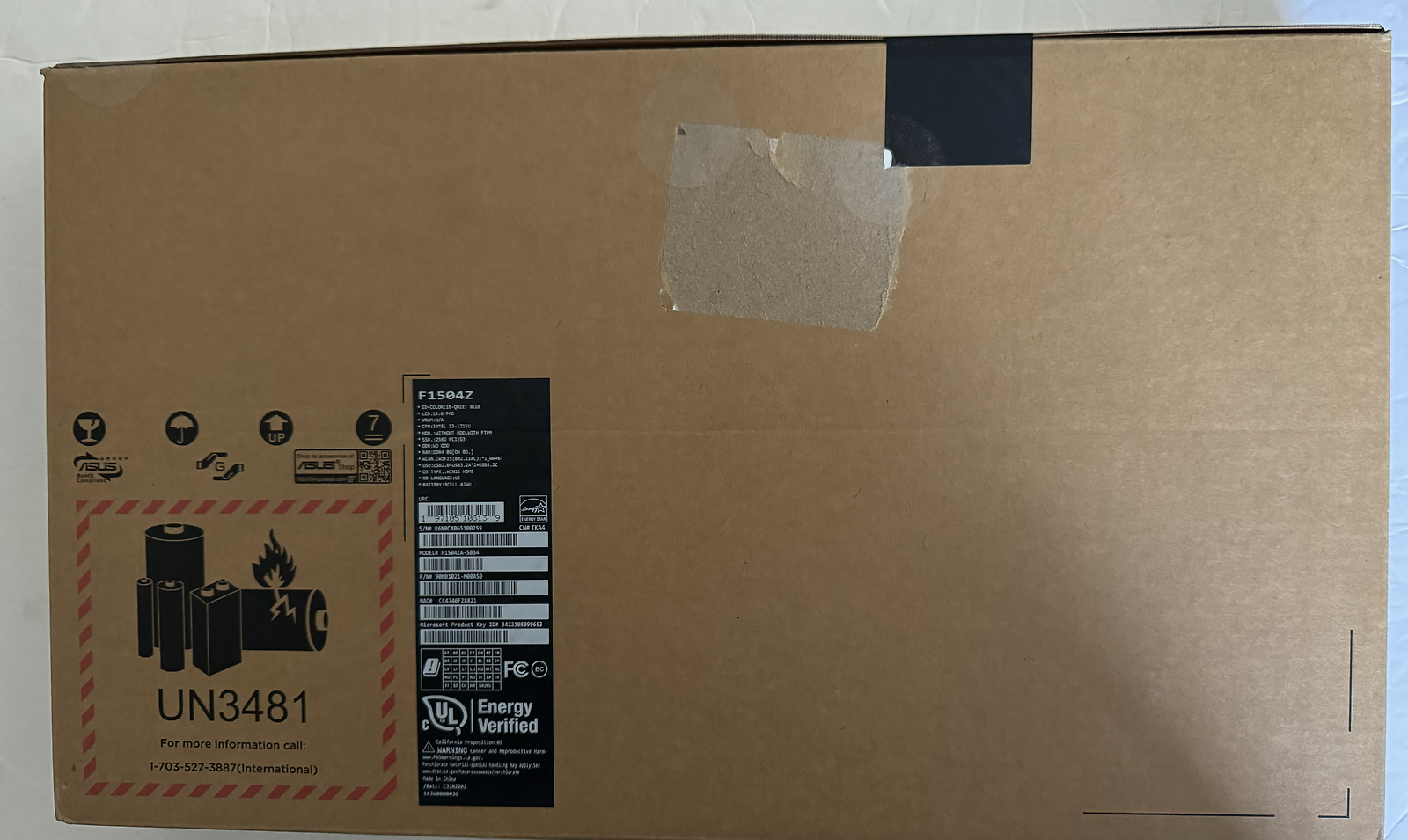 ASUS Vivobook 15 F1504Z 15.6” FHD Laptop Core i3-1215U, New-Sealed Box!