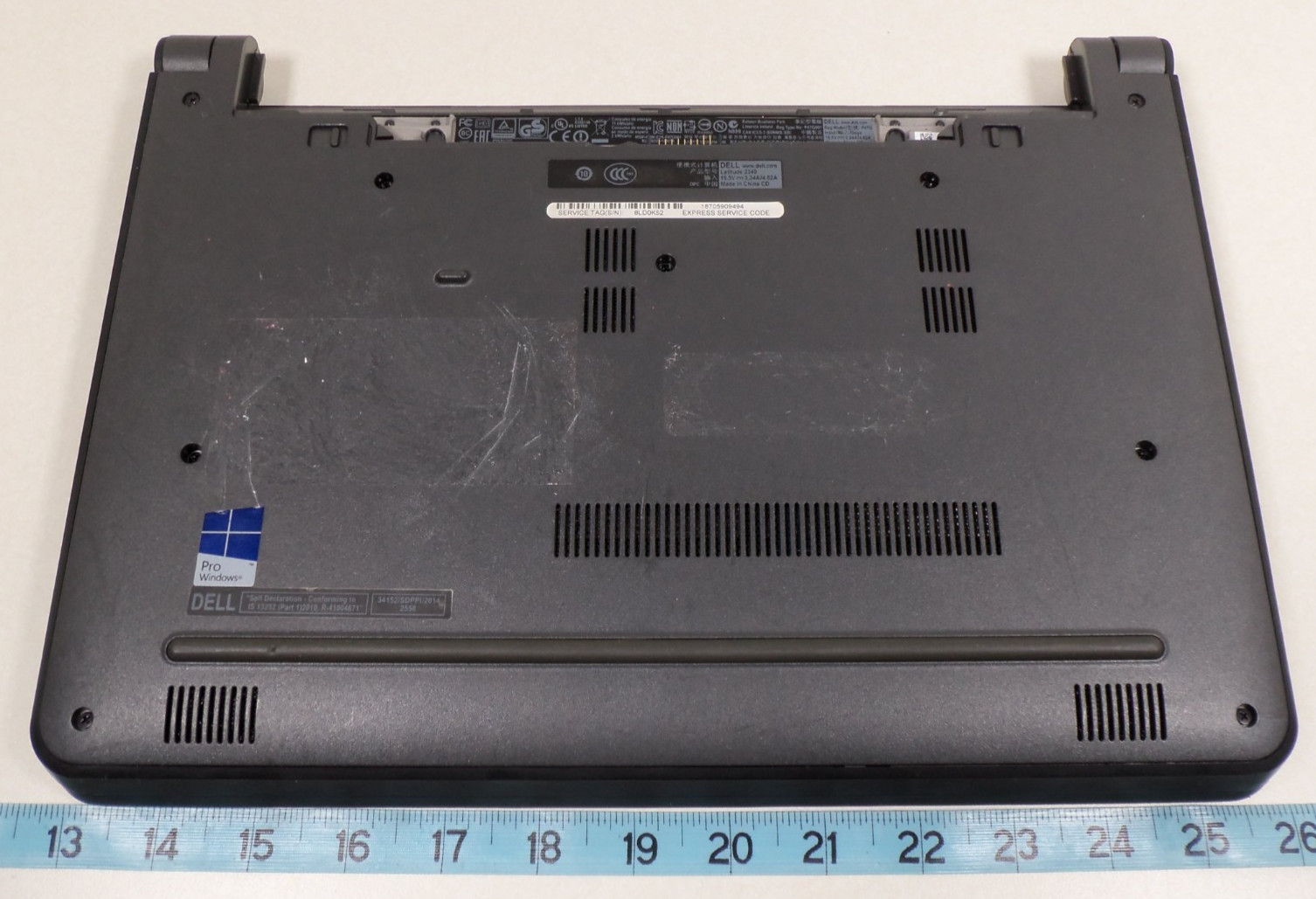 Dell Latitude 3340 Laptop Computer Intel Core i3-4005U 1.70GHz NO RAM NO HDD