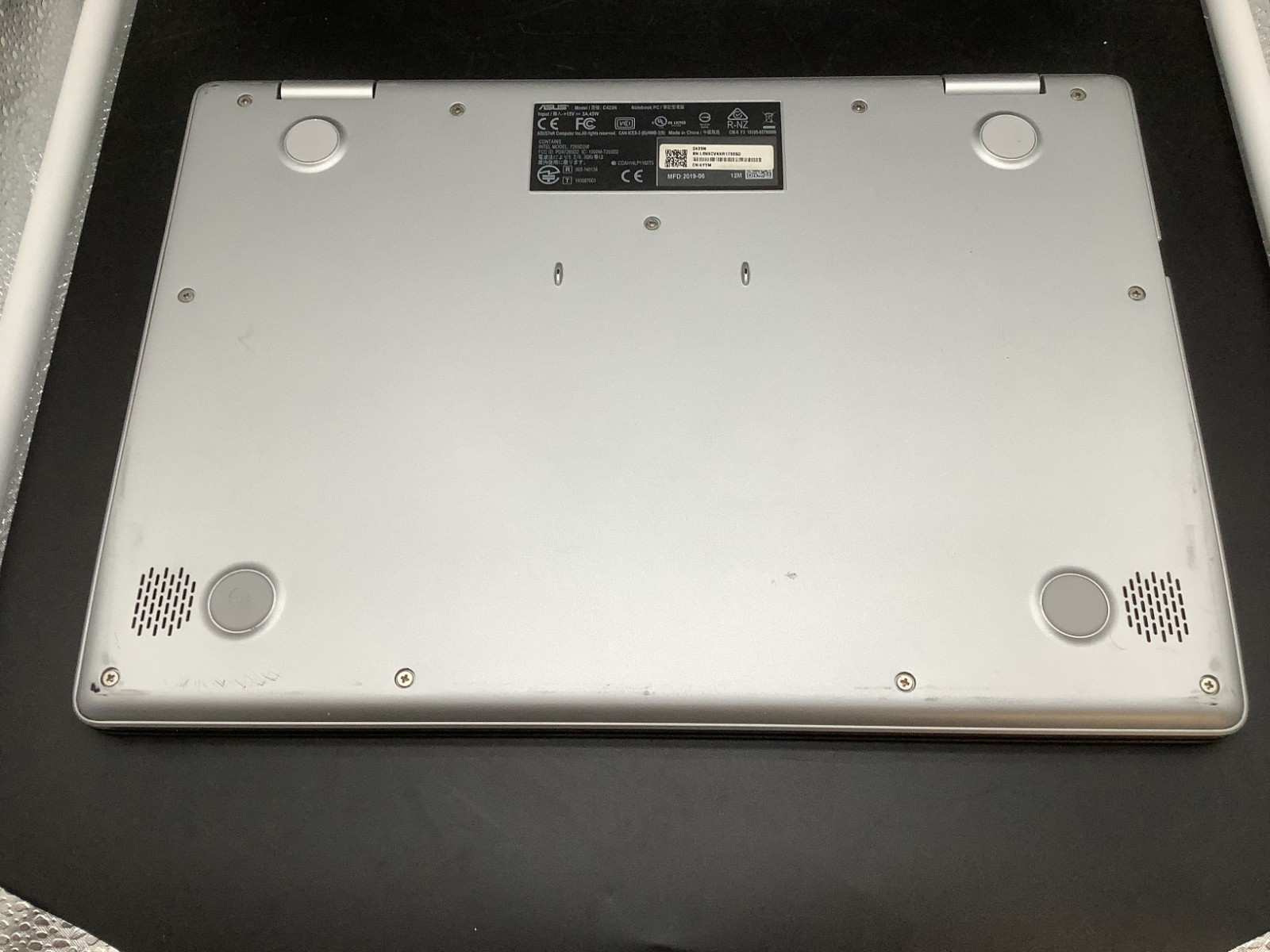 Asus Chromebook Intel Model 7265D2W 14″ 4GB 64GB HD Non-Touch Silver C423N