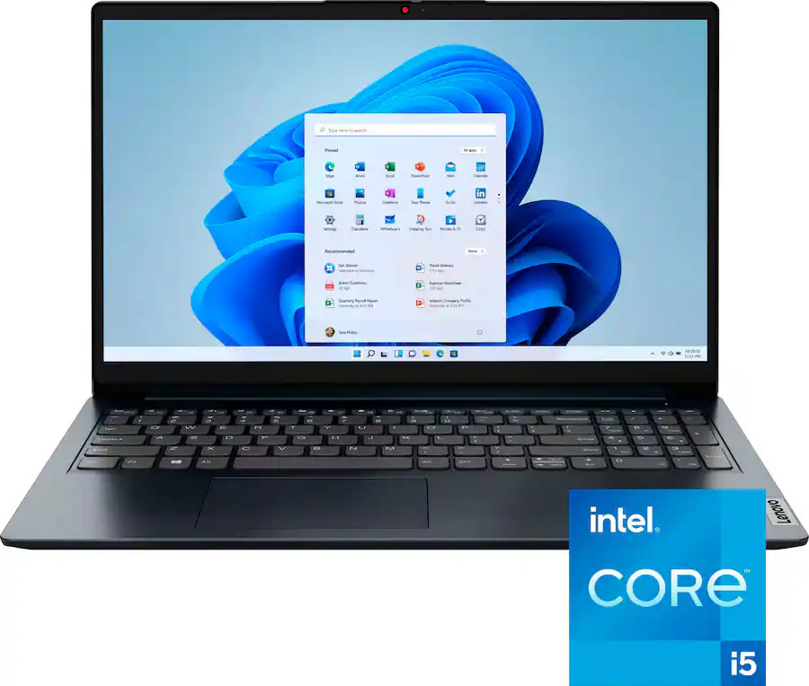 🔥 New Lenovo Ideapad 1i 15.6 FHD Intel i5-1235U/8GB/512GB SSD/Windows 11 Blue