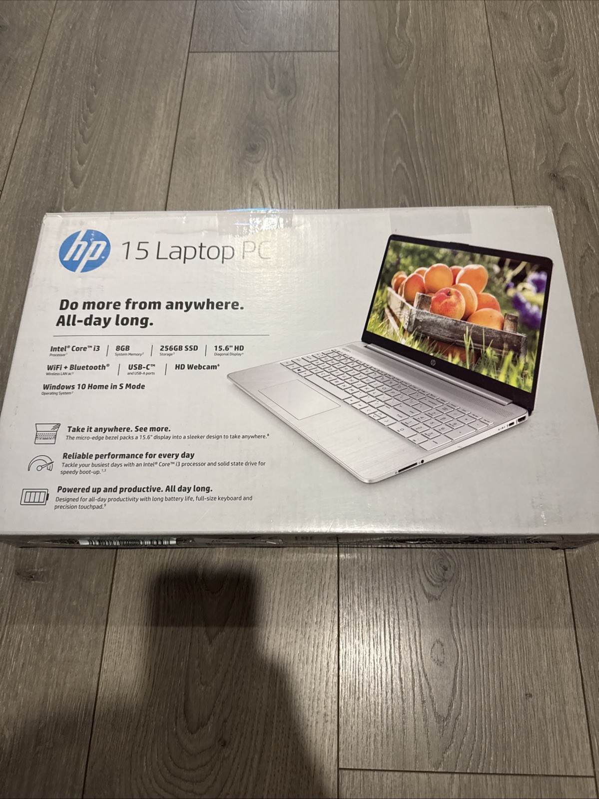 HP Laptop 15-dy1091wm, Intel Core i3-1005G1 8Gb DDR4 256GB SSD
