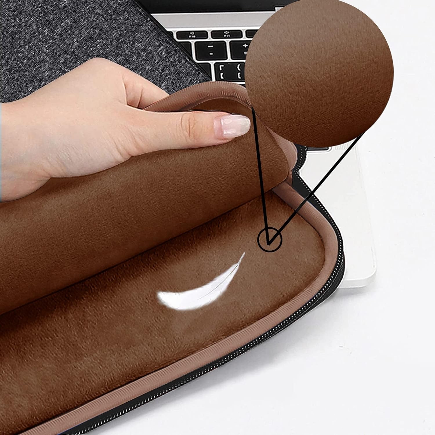 Slim & Expandable Laptop Backpack 15 15.6 16 Inch Sleeve for Most 14-16 Inch Com